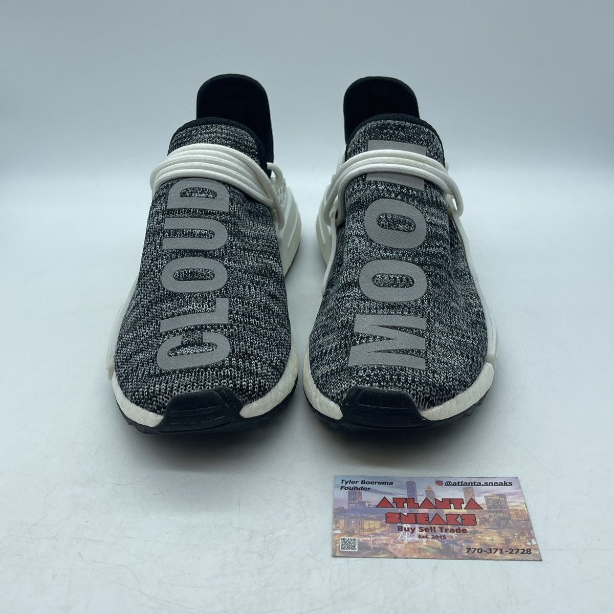 Adidas Pharrell x NHD human race trail Oreo Size US 9 / EU 42 - 2 Thumbnail