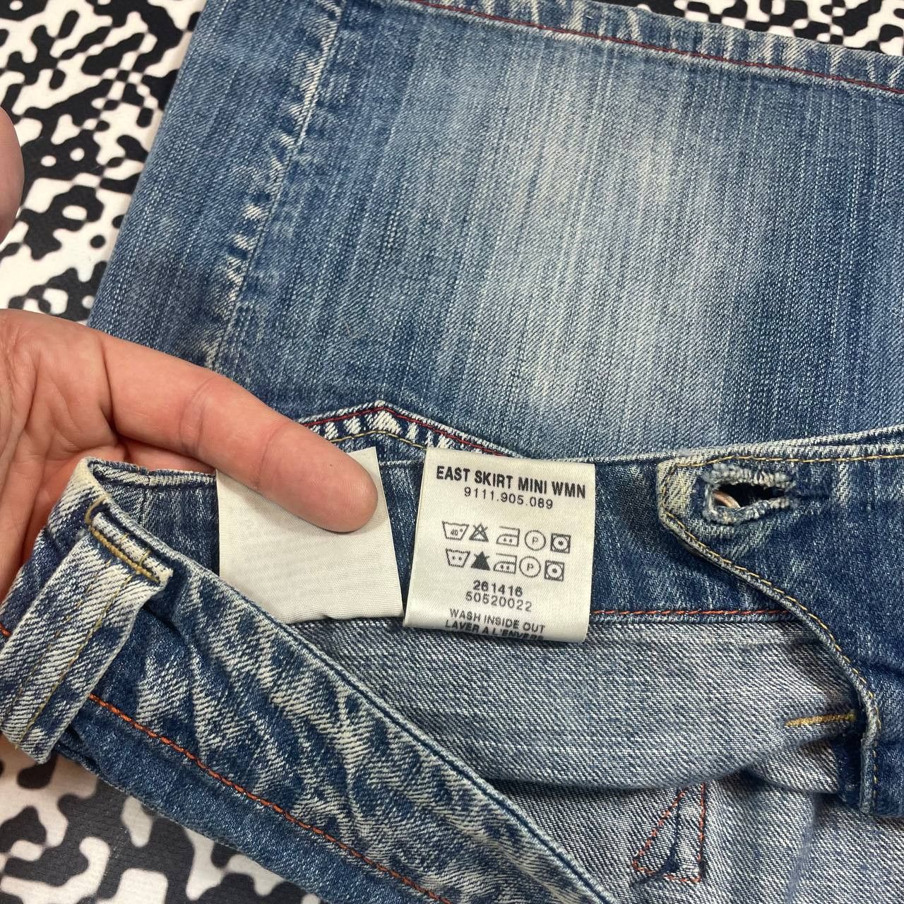 G-Star Vintage Y2K G Star Retro Casual Denim Mini Skirt Size 28" / US 6 / IT 42 - 15 Thumbnail