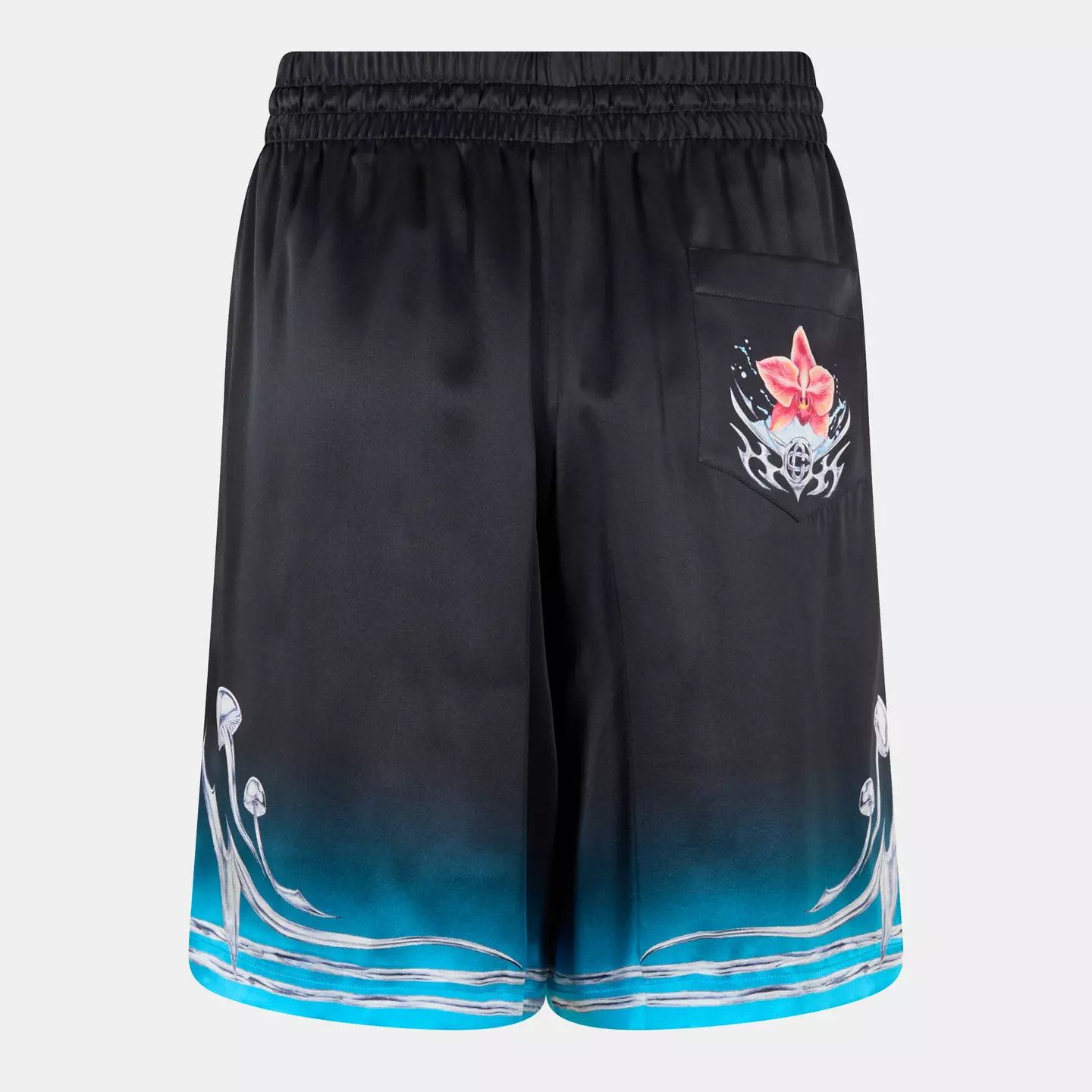 Casablanca o1g2r1mq0426 Silk Relaxed Fit Woven Tracksuit Shorts Size US 30 / EU 46 - 2 Thumbnail