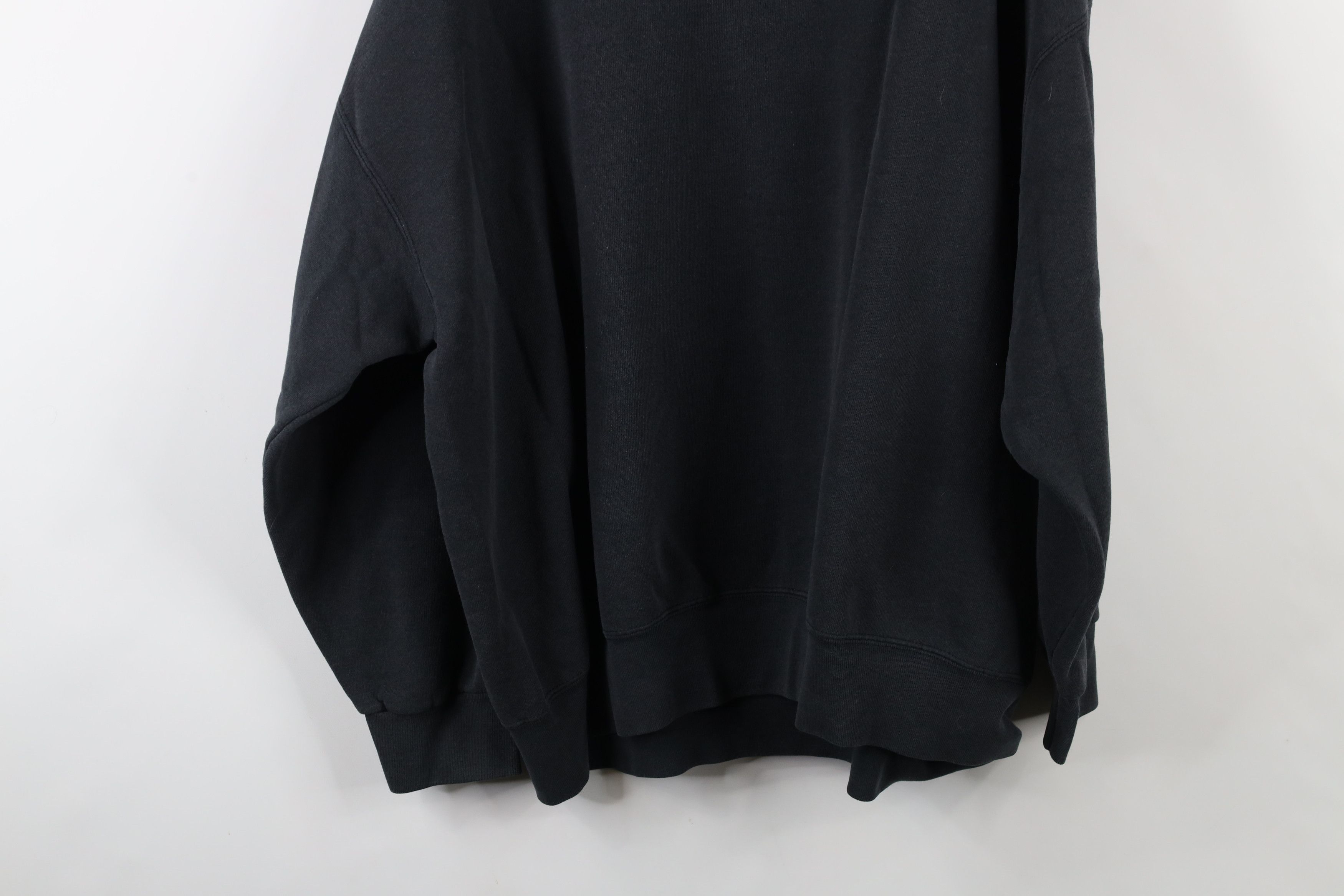 Vintage Vintage 90s USA Olympics Blank Crewneck Sweatshirt Black Size US XXL / EU 58 / 5 - 10 Thumbnail
