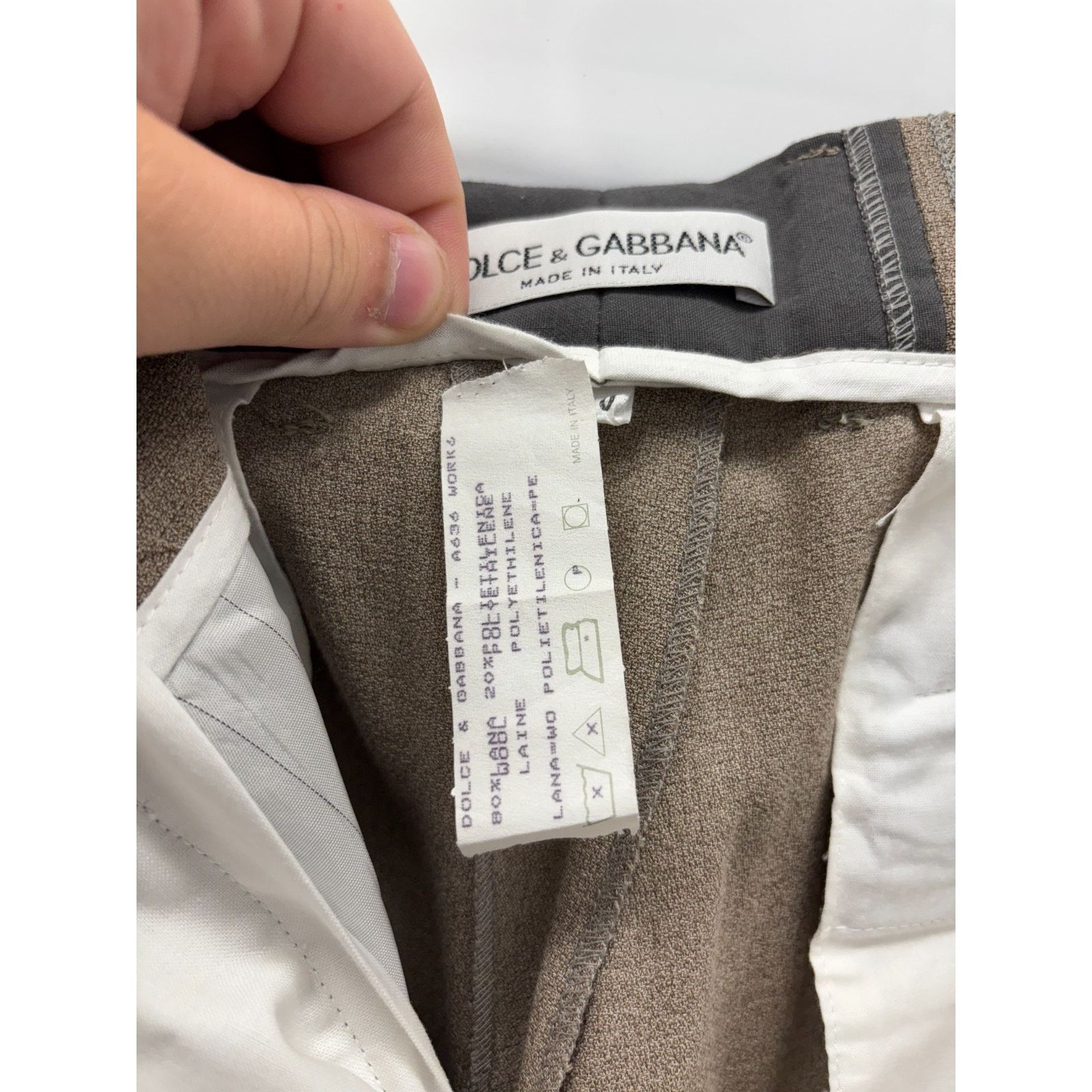 Dolce & Gabbana NWT Vintage 90s Dolce & Gabbana Patchwork Trousers Sz IT 46 Size US 30 / EU 46 - 10 Thumbnail
