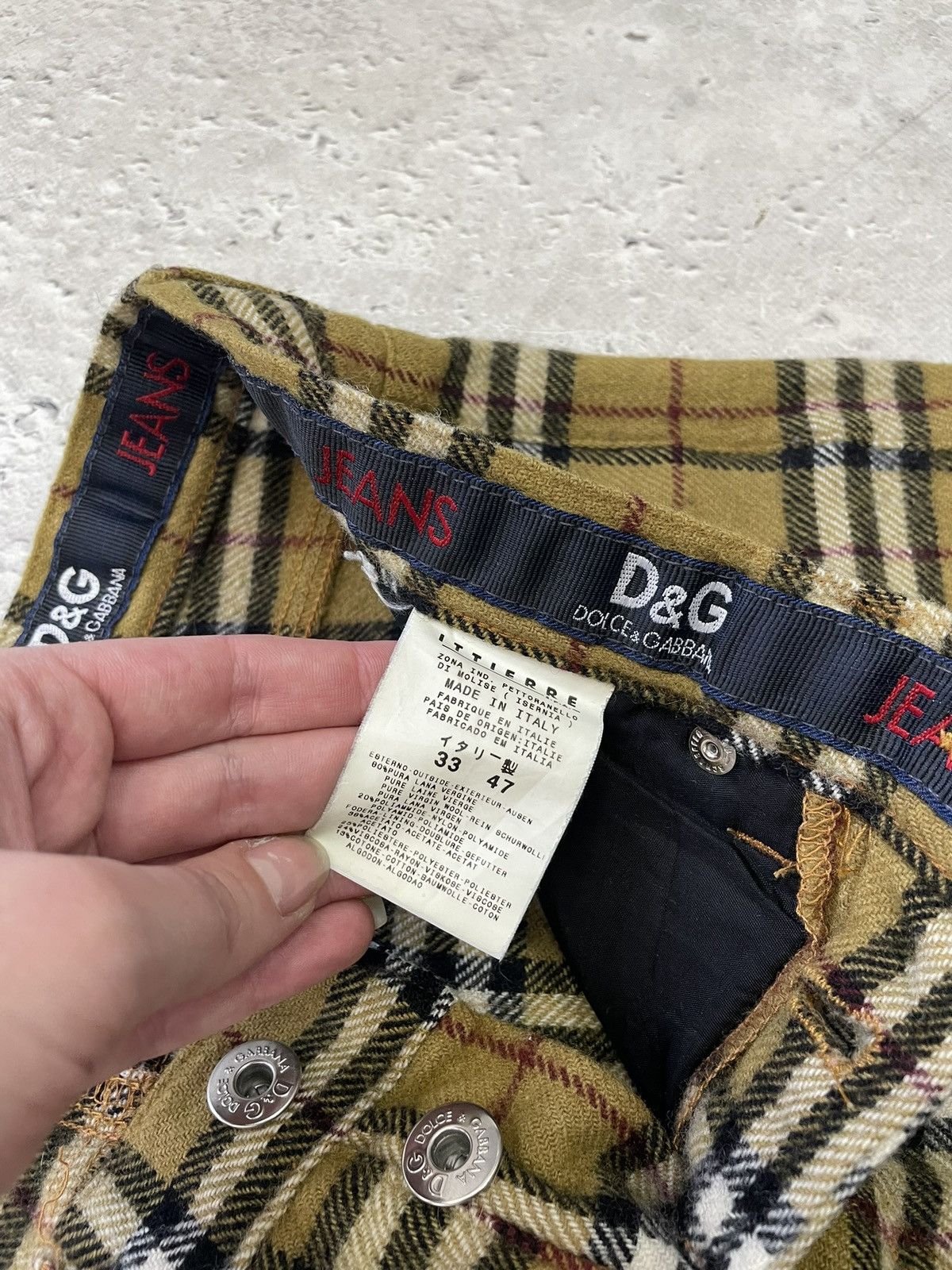Burberry Vintage dolce Gabbana X Burberry nova check slim pants Size US 33 - 5 Thumbnail