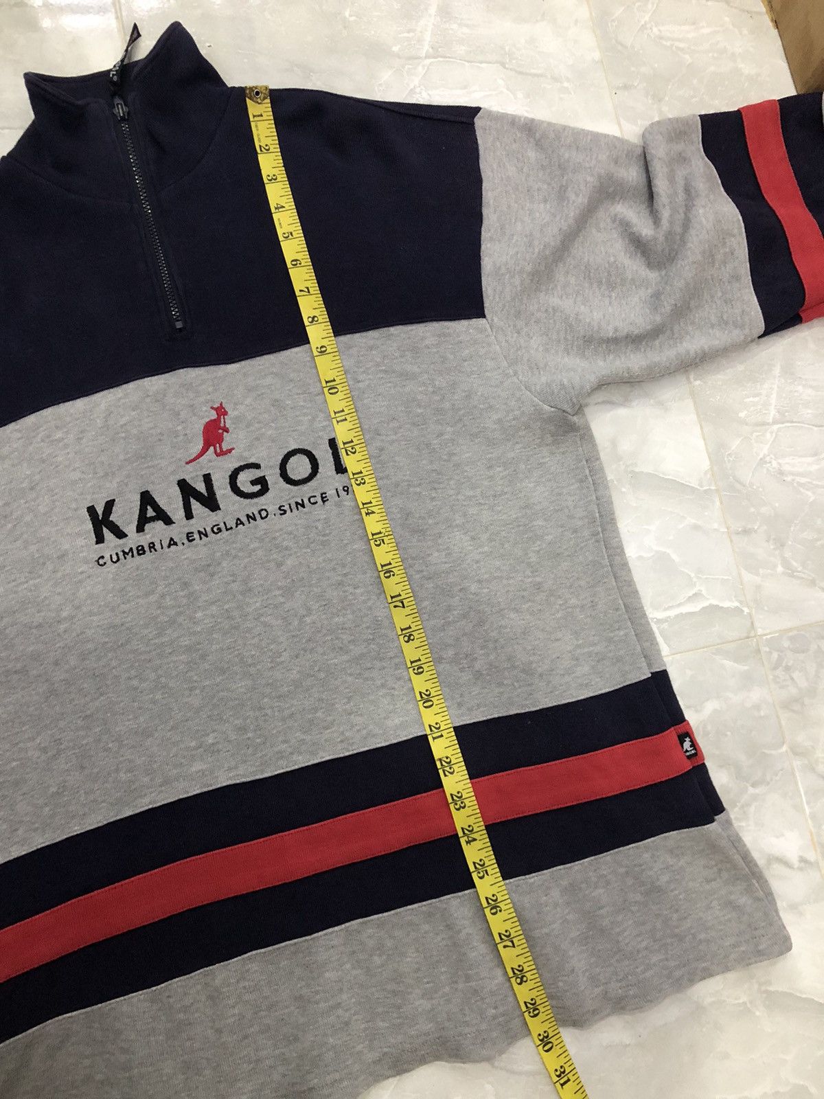 Kangol Rare Kangol Quarter Zip OG UK-JP Crossover Size US L / EU 52-54 / 3 - 15 Thumbnail