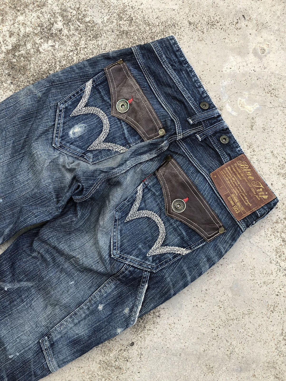 Edwin DISTRESSED CARPENTER DENIM BY EDWIN Size US 30 / EU 46 - 9 Thumbnail