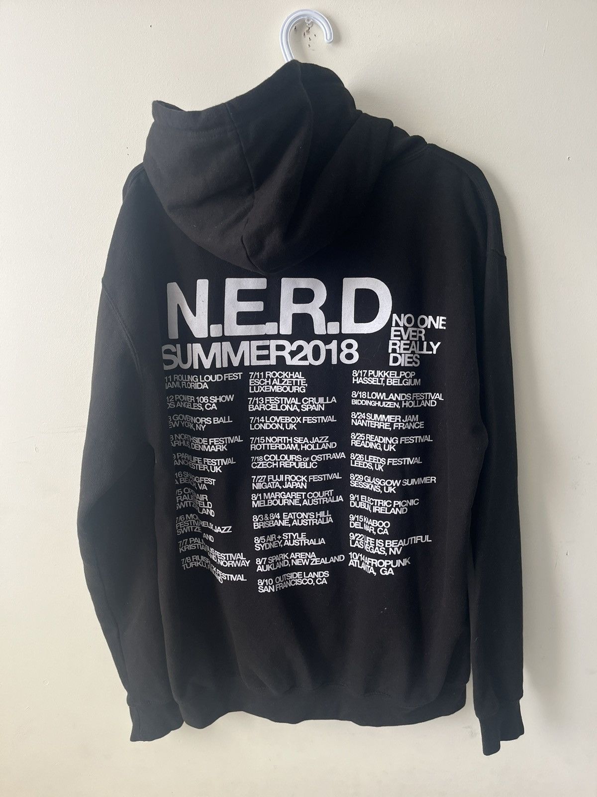 Pharrell 2018 NERD Pharrell Concert Tour Rhinestone Hoodie Size US L / EU 52-54 / 3 - 2 Thumbnail