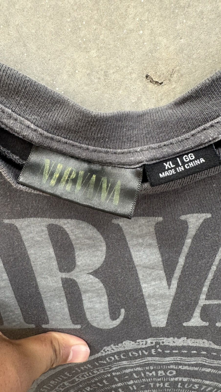Nirvana × Vintage NIRVANA BAND TEE Size US XL / EU 56 / 4 - 3 Thumbnail