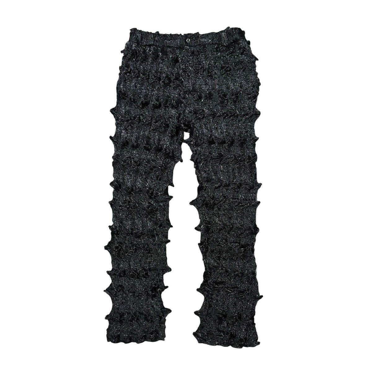Marc Jacques Burton $1,400 spiked organza pleated pant Size US 32 / EU 48 - 1 Thumbnail