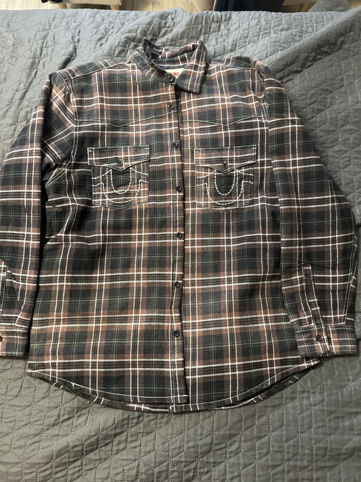 Supreme × True Religion TRUE RELIGION X SUPREME FLANNEL BLACK Size US L / EU 52-54 / 3 - 2 Thumbnail