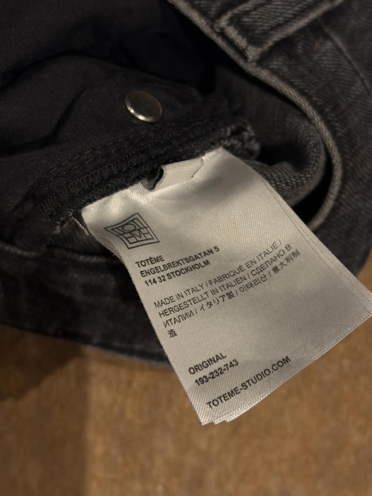 Other Totême Original Jeans in Washed Grey Size 25" / US 0 / IT 36 - 5 Thumbnail