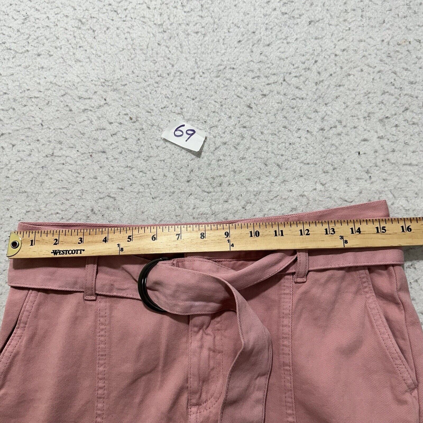 Other Shoulder 40 12 Mauve Pink High Rise Slim Jeans With Belt Size 34" / US 12 / IT 48 - 11 Thumbnail
