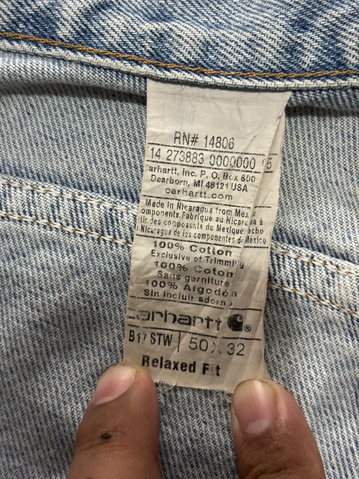 Carhartt Carhart denim Size US 44 / EU 60 - 4 Thumbnail