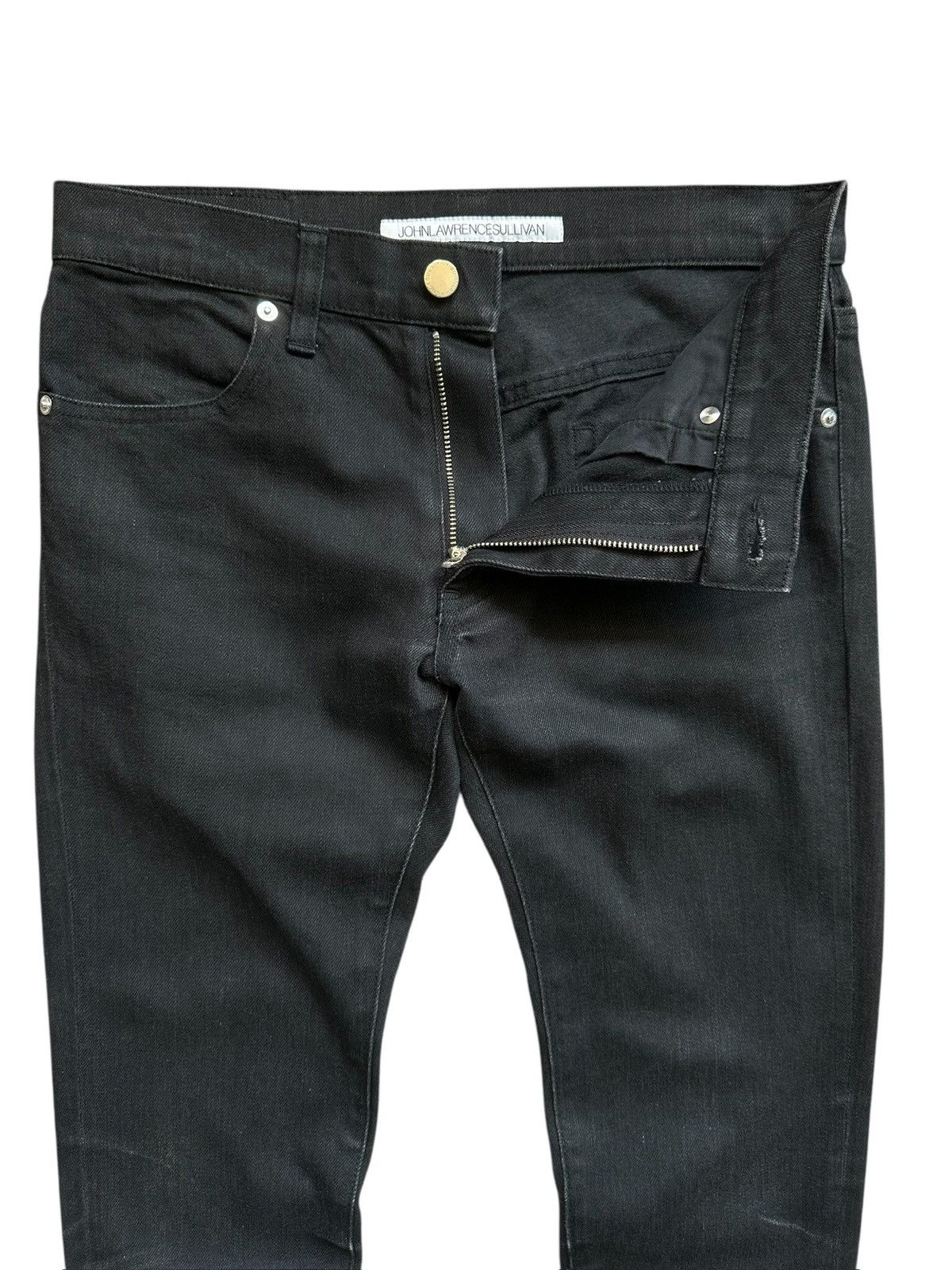 JOHN LAWRENCE SULLIVAN A/W 2010 - John Lawrence Sullivan slim black denim Size US 29 - 6 Thumbnail