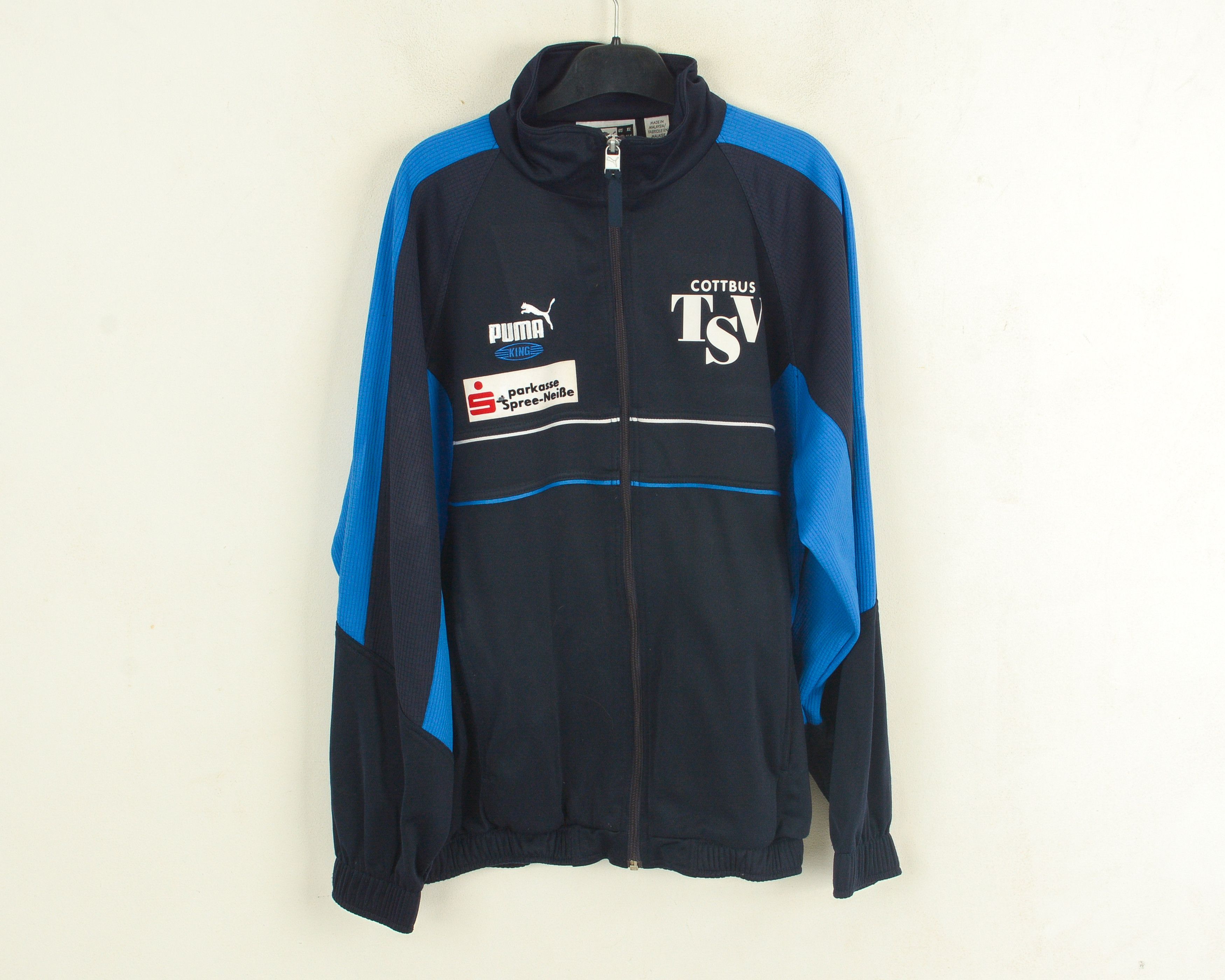 Puma King Mens XS Tracksuit Jumper Jacket Cottbus TSV Sweatshirt Size US XS / EU 42 / 0 - 1 Thumbnail