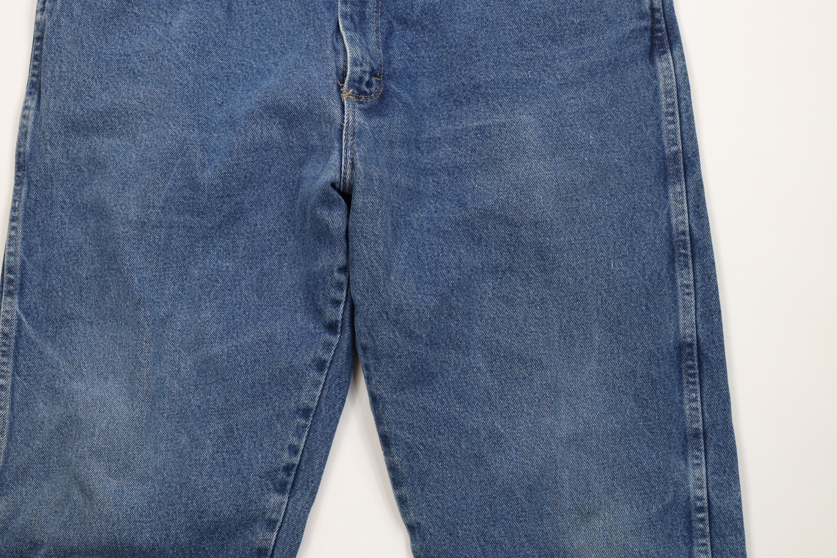 Cabelas Vintage Cabelas Flannel Lined Relaxed Fit Denim Jeans Blue Size US 38 / EU 54 - 4 Thumbnail