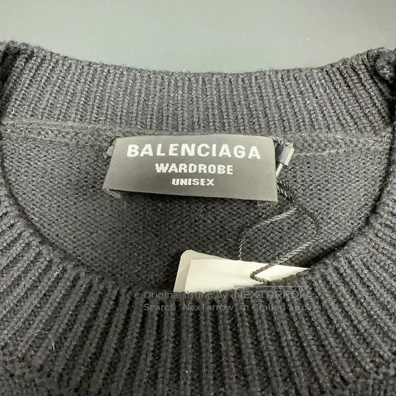 Balenciaga Balenciaga Black city limited knit sweater Size US XS / EU 42 / 0 - 2 Thumbnail