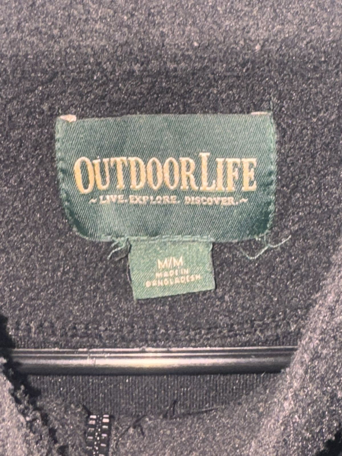 Black/Camo Fleece Sweater
