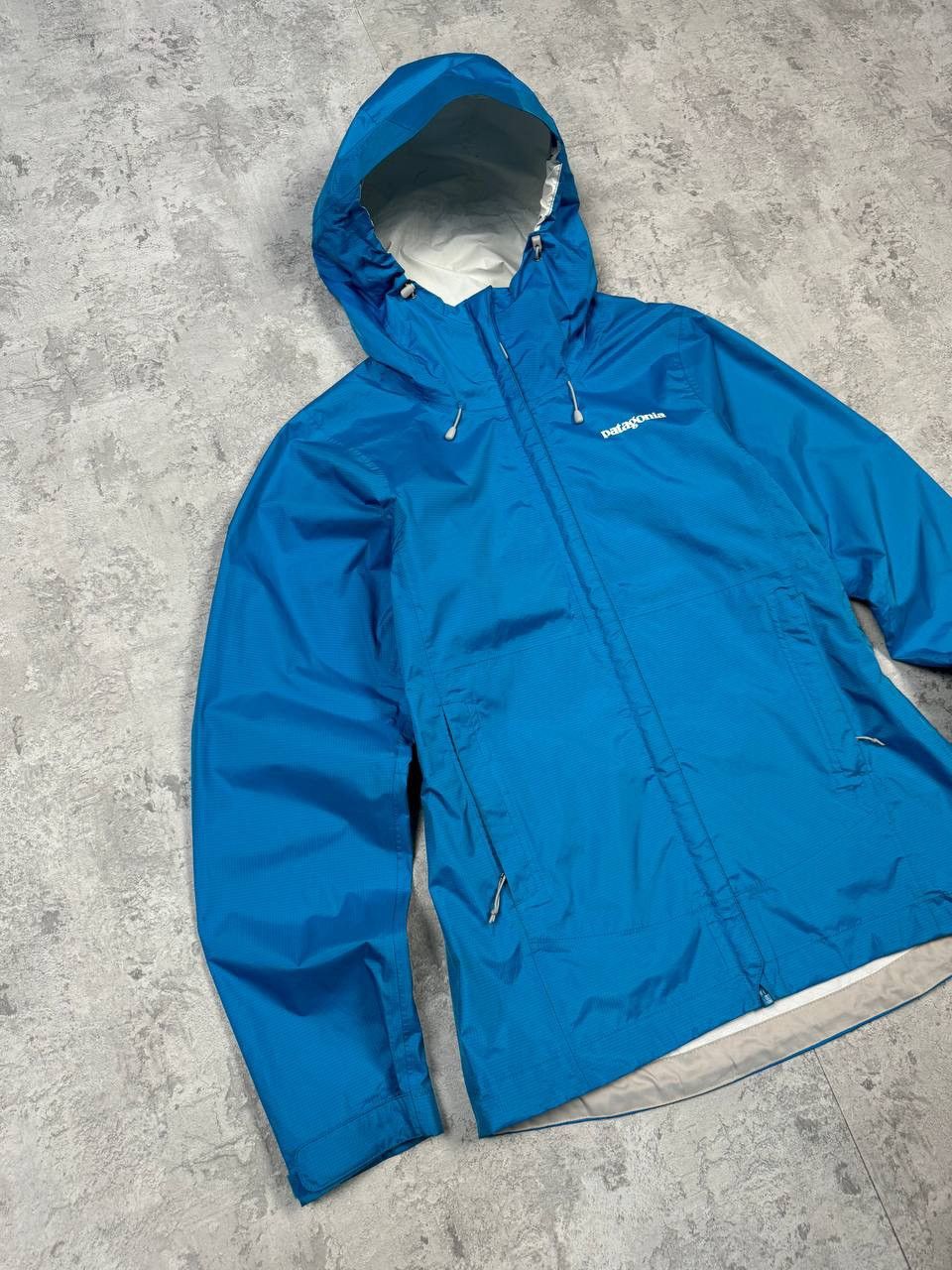 Patagonia Women's H2no Torrentshell Blue Jacket Full Zip