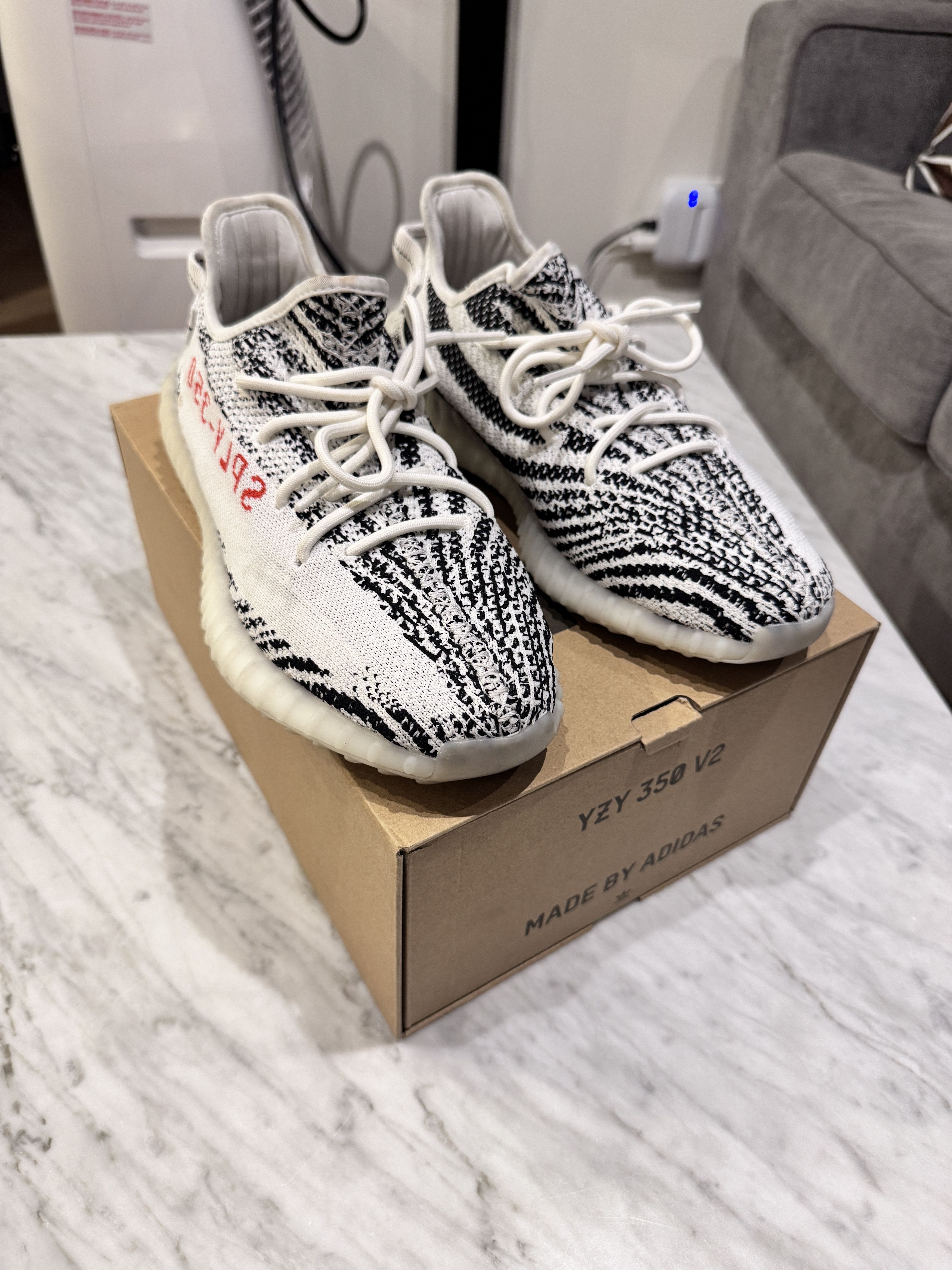 Adidas Kanye West Adidas Yeezy Boost 350 V2 Zebra Grailed