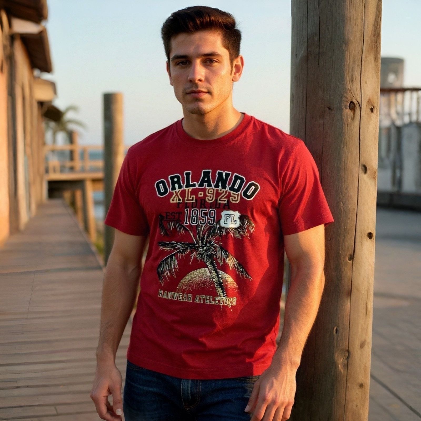 Alstyle Orlando FL Souvenir Tee Size US L / EU 52-54 / 3 - 1 Thumbnail