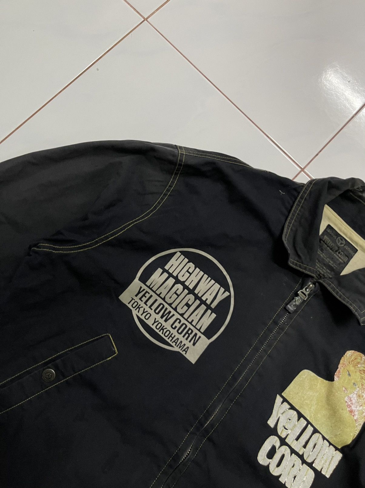 Vintage × YELLOW CORN 2000s YELLOW CORN HAMSTEAK SUN FADED DISTRESSED JACKET RARE Size US M / EU 48-50 / 2 - 8 Thumbnail