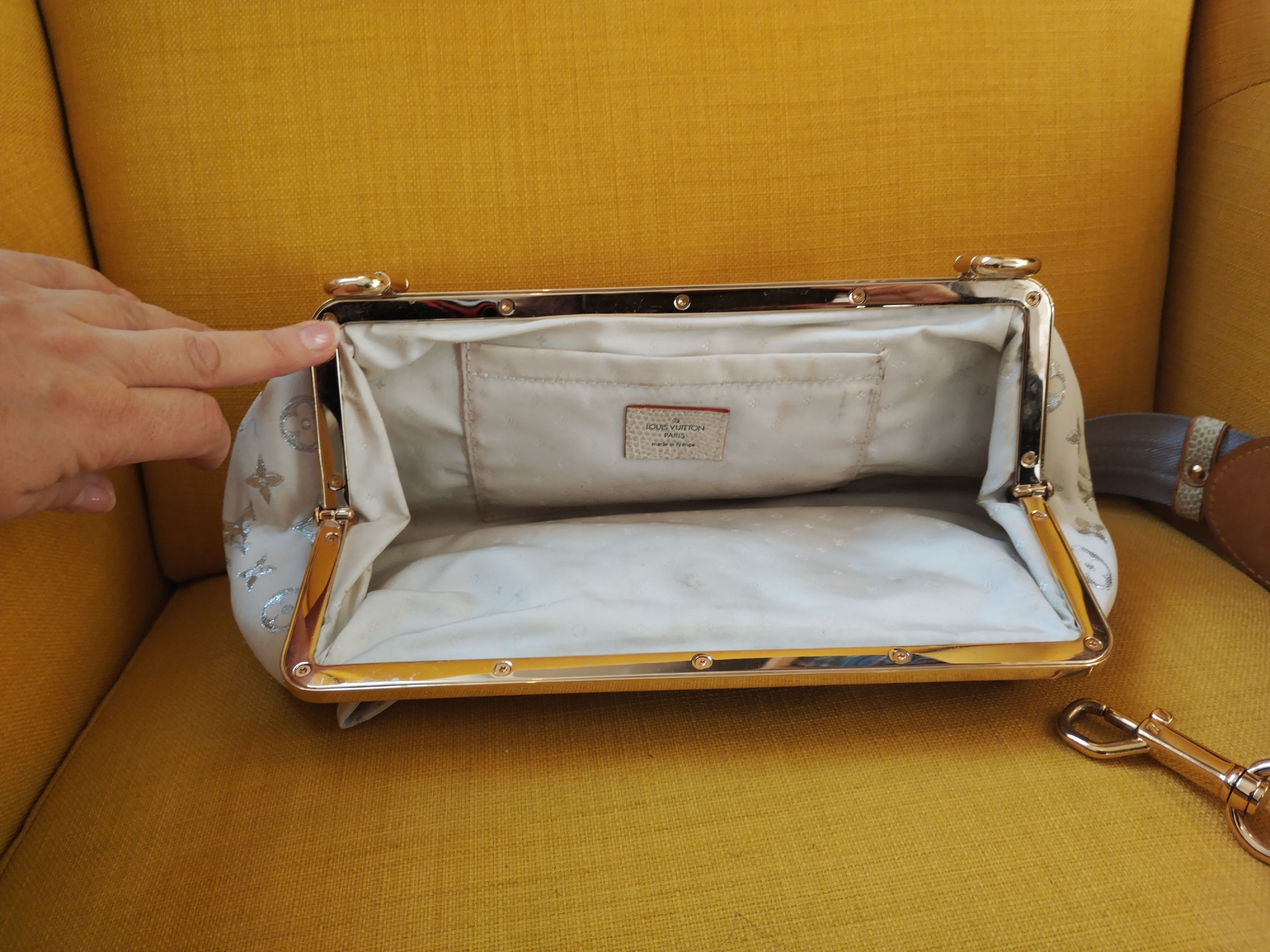 Louis Vuitton Louis vuitton rare / satin and lizard Size ONE SIZE - 6 Thumbnail