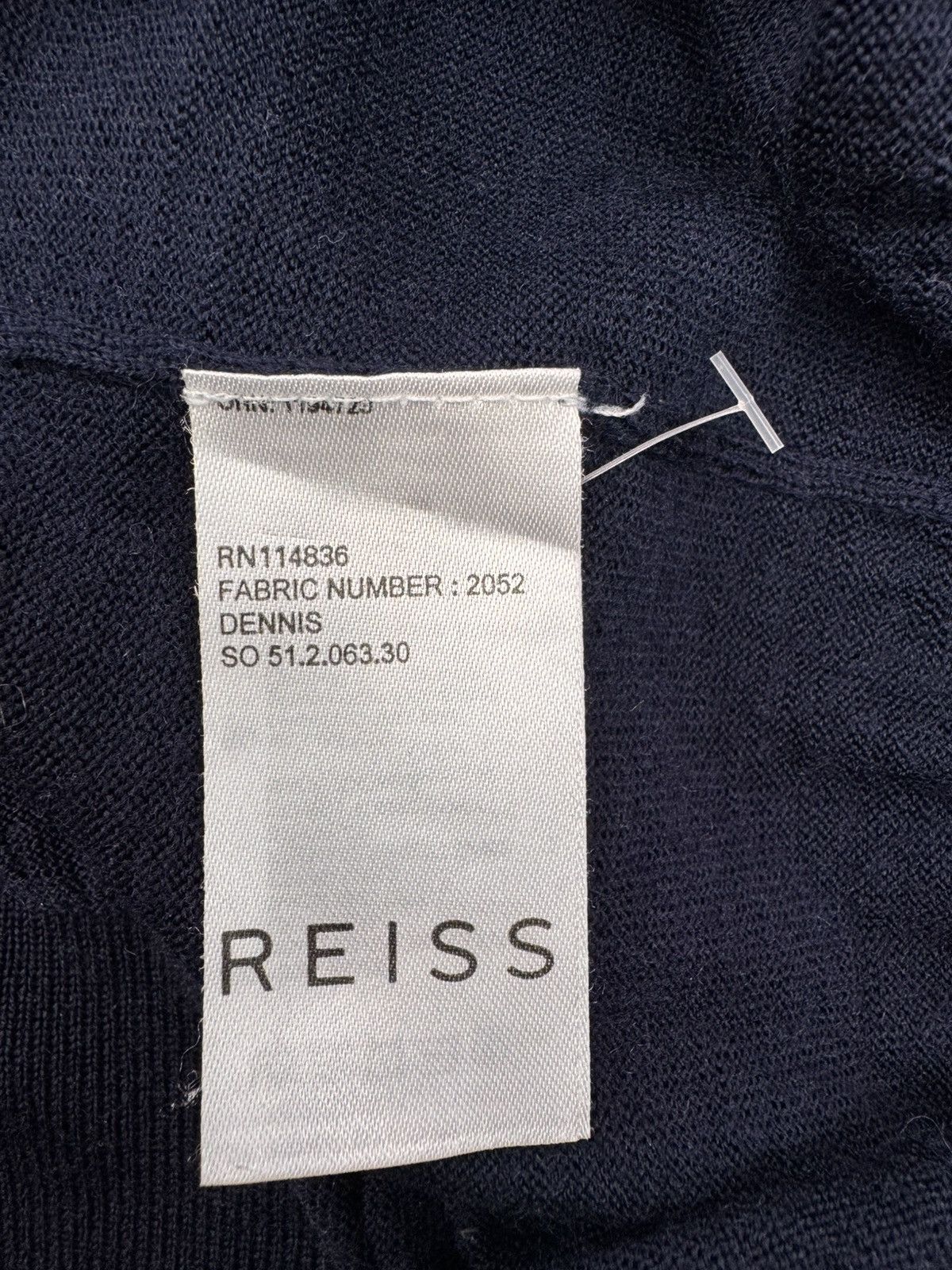 Reiss Reiss Men Cotton Cardigan Navy Size L Size US L / EU 52-54 / 3 - 5 Thumbnail