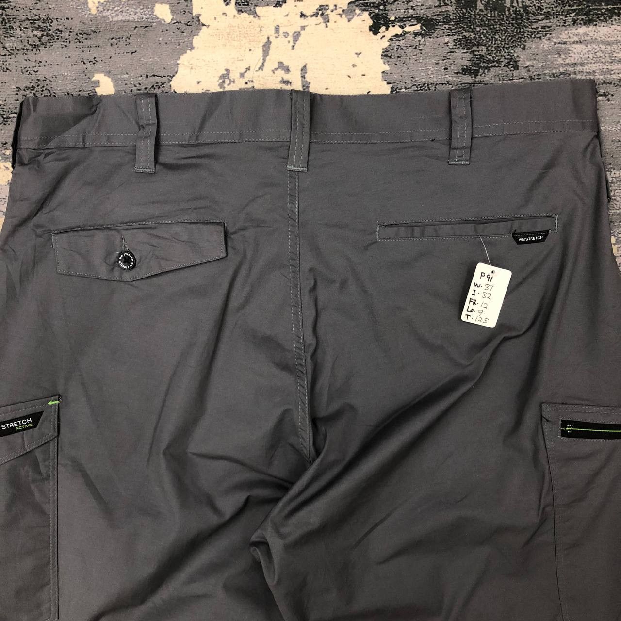 Japanese Brand P91 NWT JAPAN WM FLARED CARGO PANTS Size US 37 - 4 Thumbnail