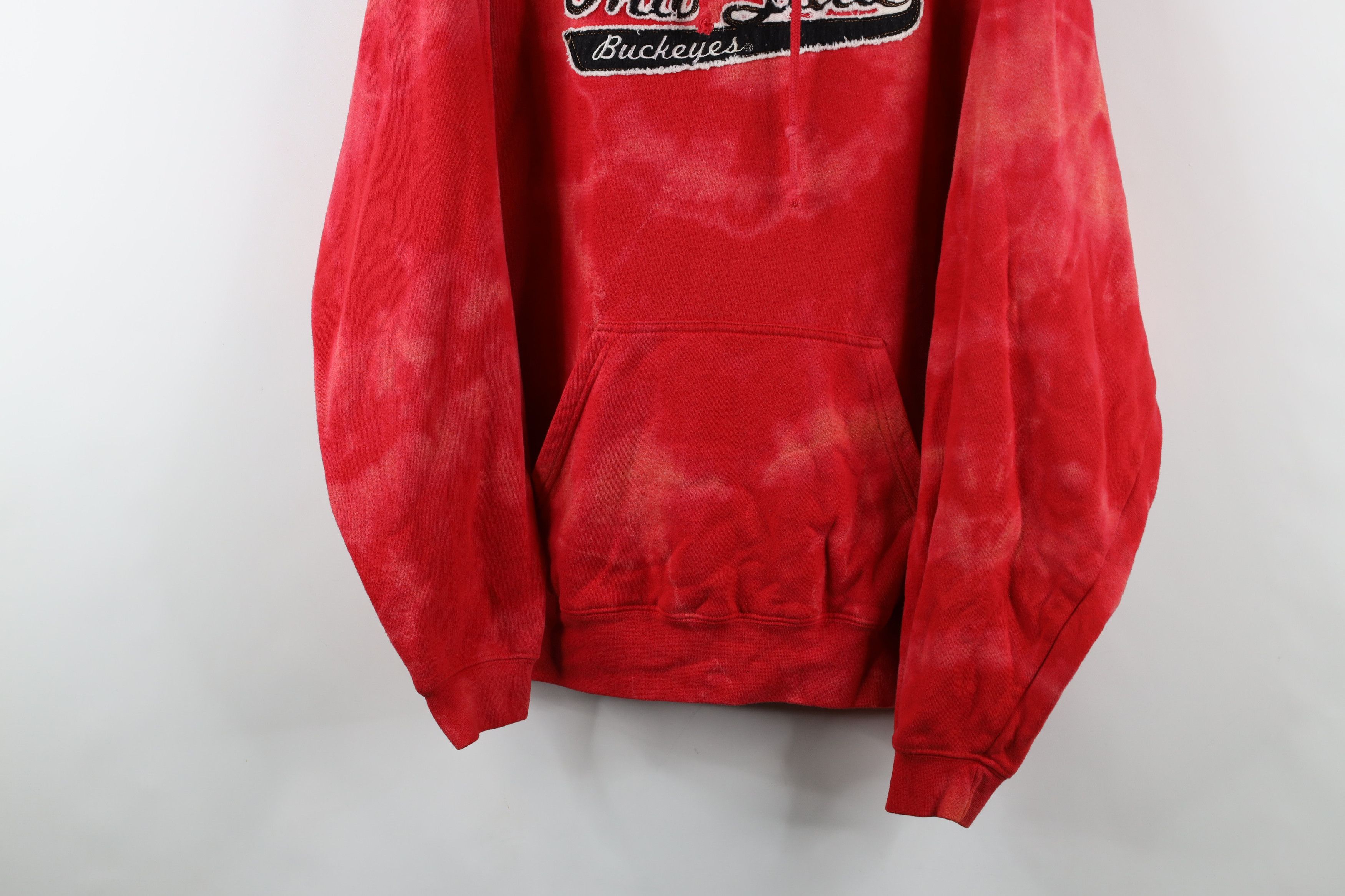Vintage Vintage 90s Script Acid Wash Ohio State University Hoodie Size US L / EU 52-54 / 3 - 3 Thumbnail
