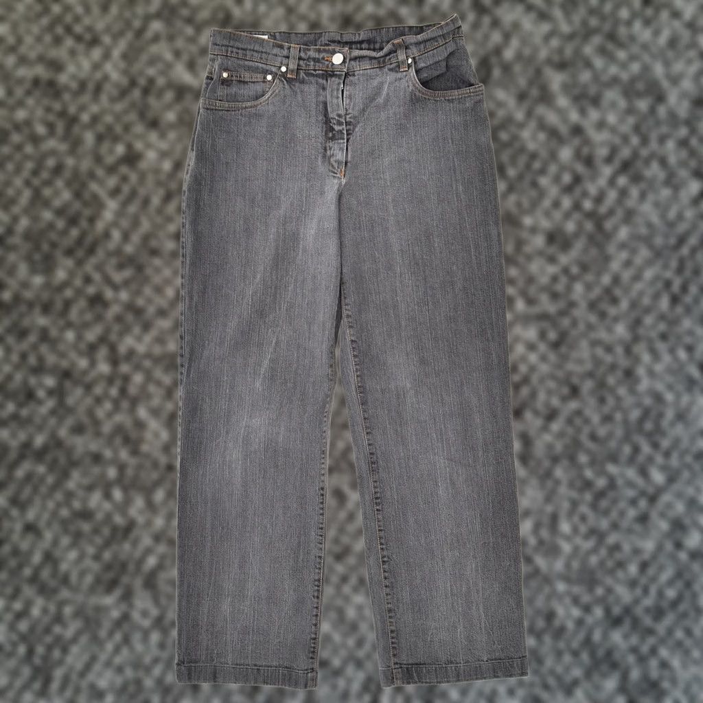 Vintage BELFE & BELFE Womens Straight Jeans W30 L26 Grey CN02 Size 30" / US 8 / IT 44 - 1 Thumbnail