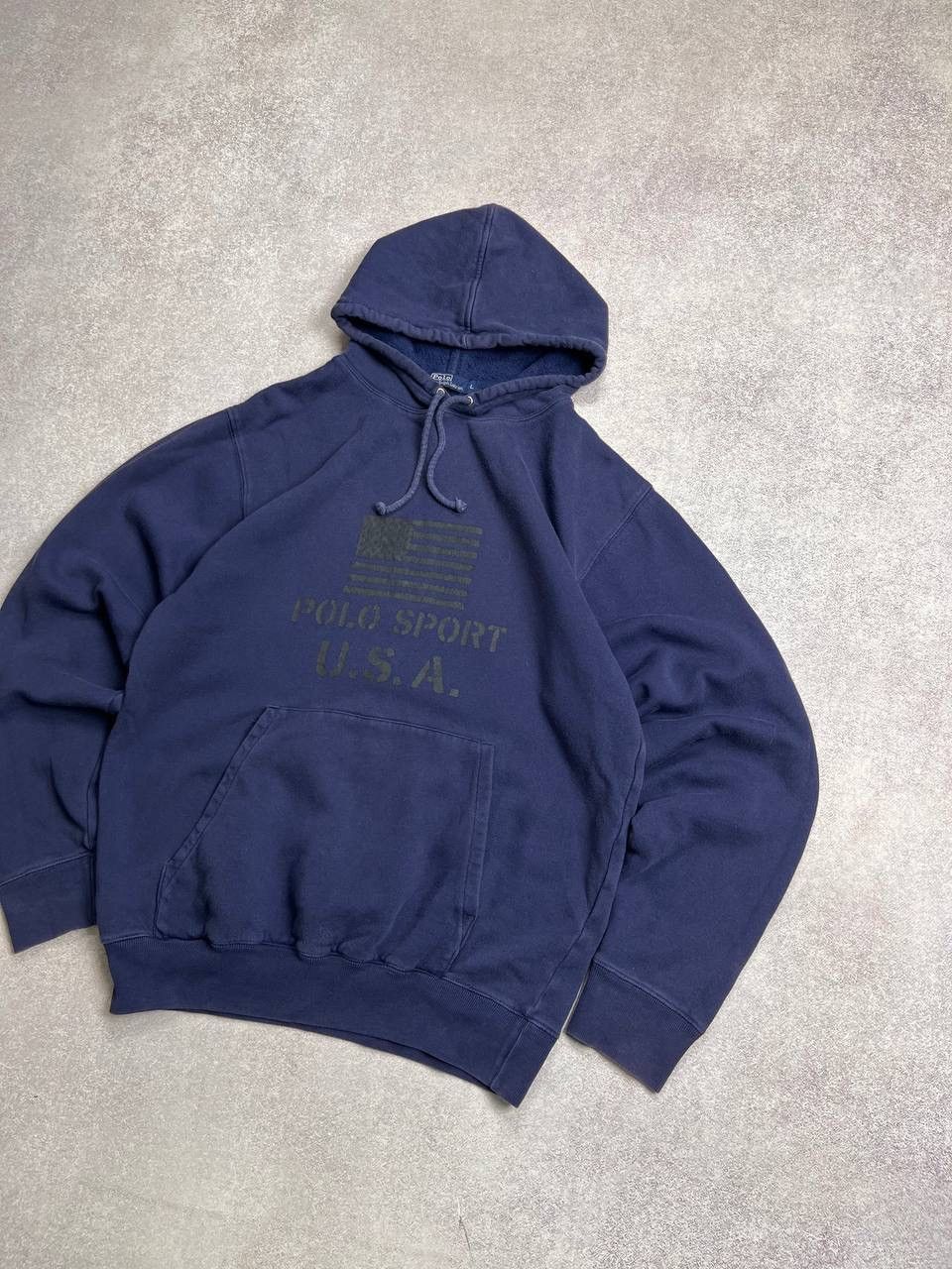 Polo Ralph Lauren Vintage Polo Ralph Lauren Sport Boxy Archival Hoodie L Size US L / EU 52-54 / 3 - 2 Thumbnail