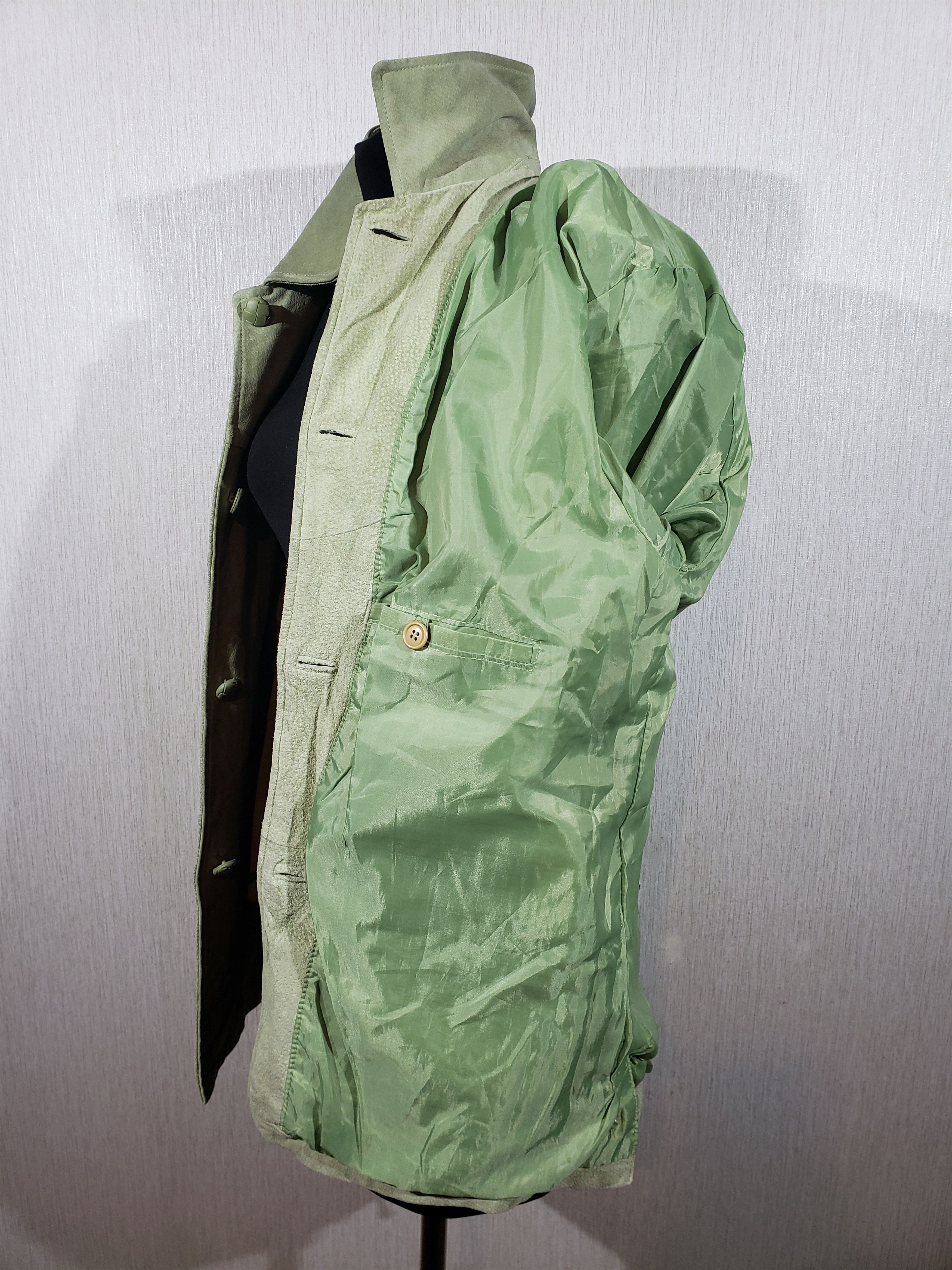 Uniqlo Stylish women's green leather jacket. Size XL / US 12-14 / IT 48-50 - 8 Thumbnail
