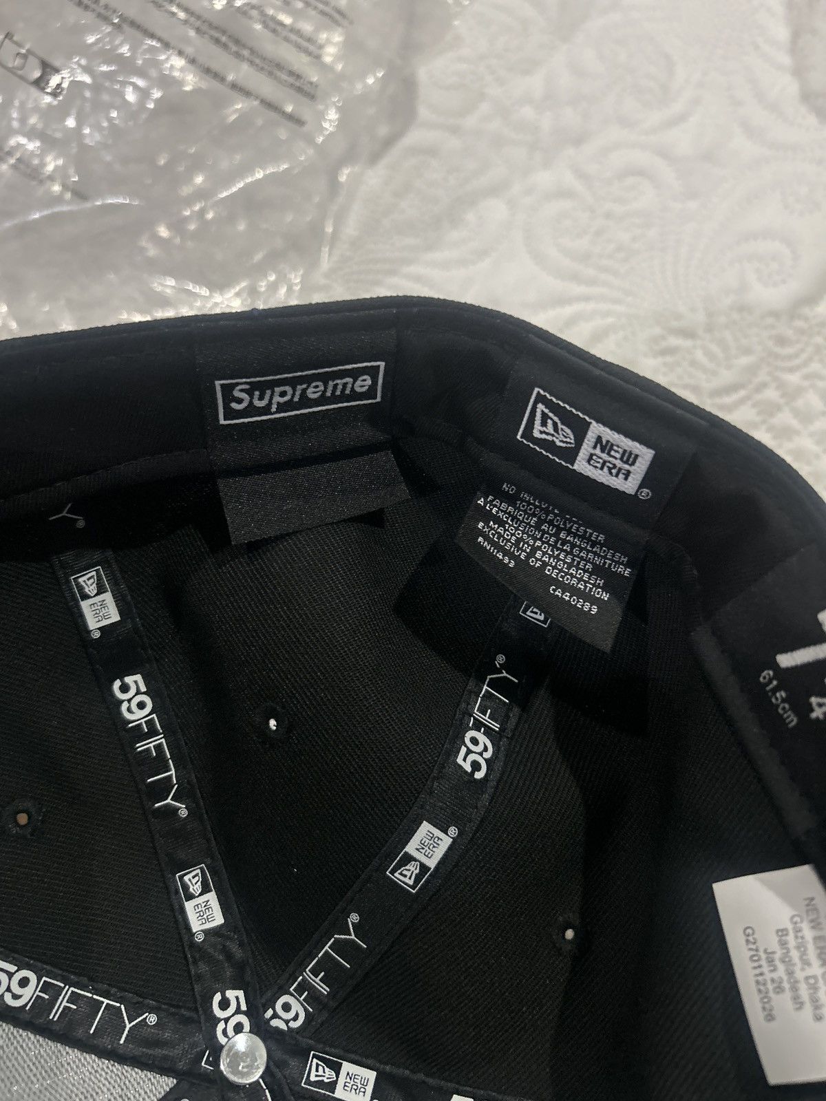 Supreme Supreme Shop Box Logo New Era NewYork 59Fifty Fitted Hat Size ONE SIZE - 7 Thumbnail