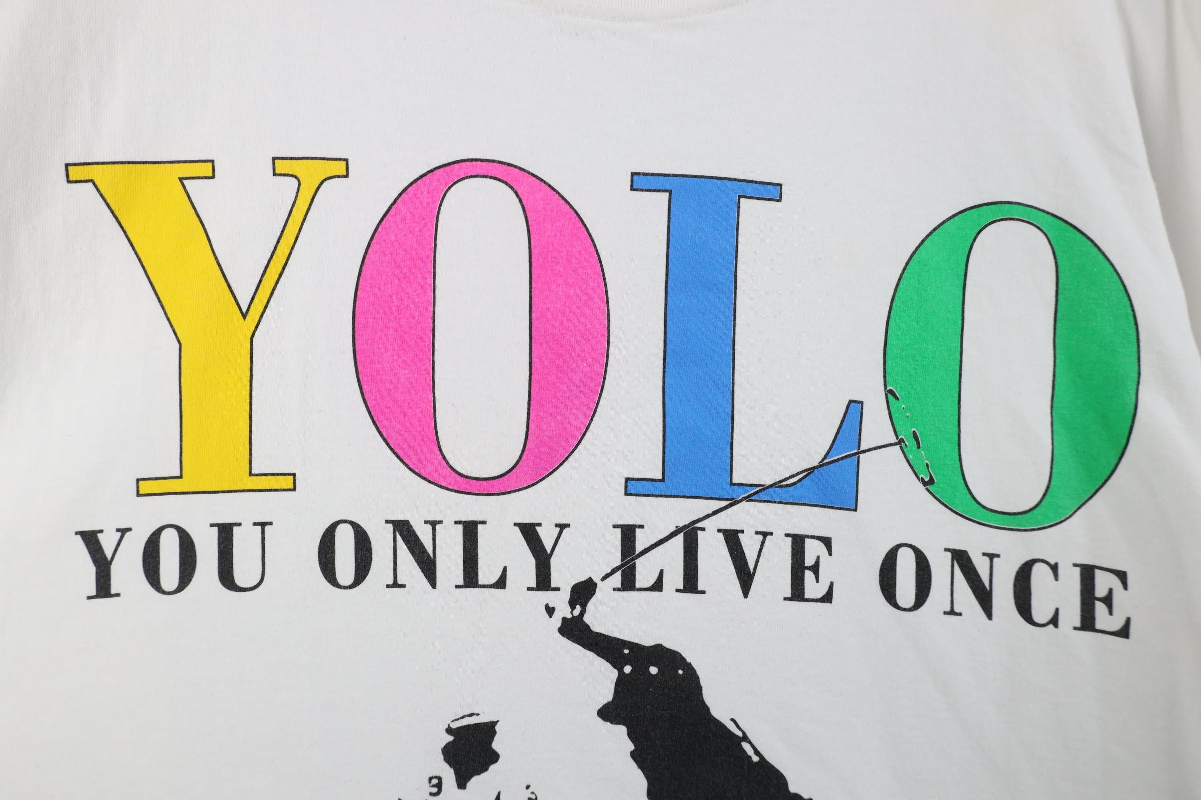 Vintage Vintage Streetwear Horse YOLO You Only Live Once T-Shirt Size US XXL / EU 58 / 5 - 4 Thumbnail
