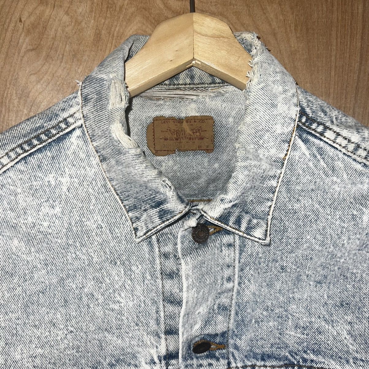 Levi's VINTAGE 70s LEVI’S TRUCKER JACKET DENIM USA MADE ACID WASH Size US M / EU 48-50 / 2 - 3 Thumbnail