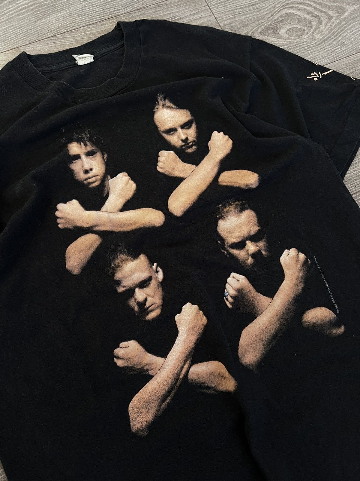 Band Tees ‼️1992 VINTAGE METALLICA Birth School Archival Band T-Shirt‼️ Size US L / EU 52-54 / 3 - 11 Thumbnail