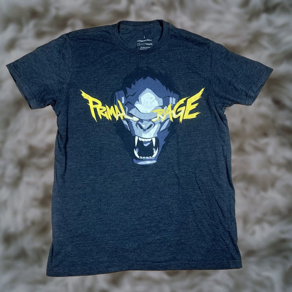 Vintage Overwatch CrewNeck Graphics Shirt Mens Large Loot Crate Gray Cotton Blend - Excellent Condition Size US L / EU 52-54 / 3 - 1 Thumbnail