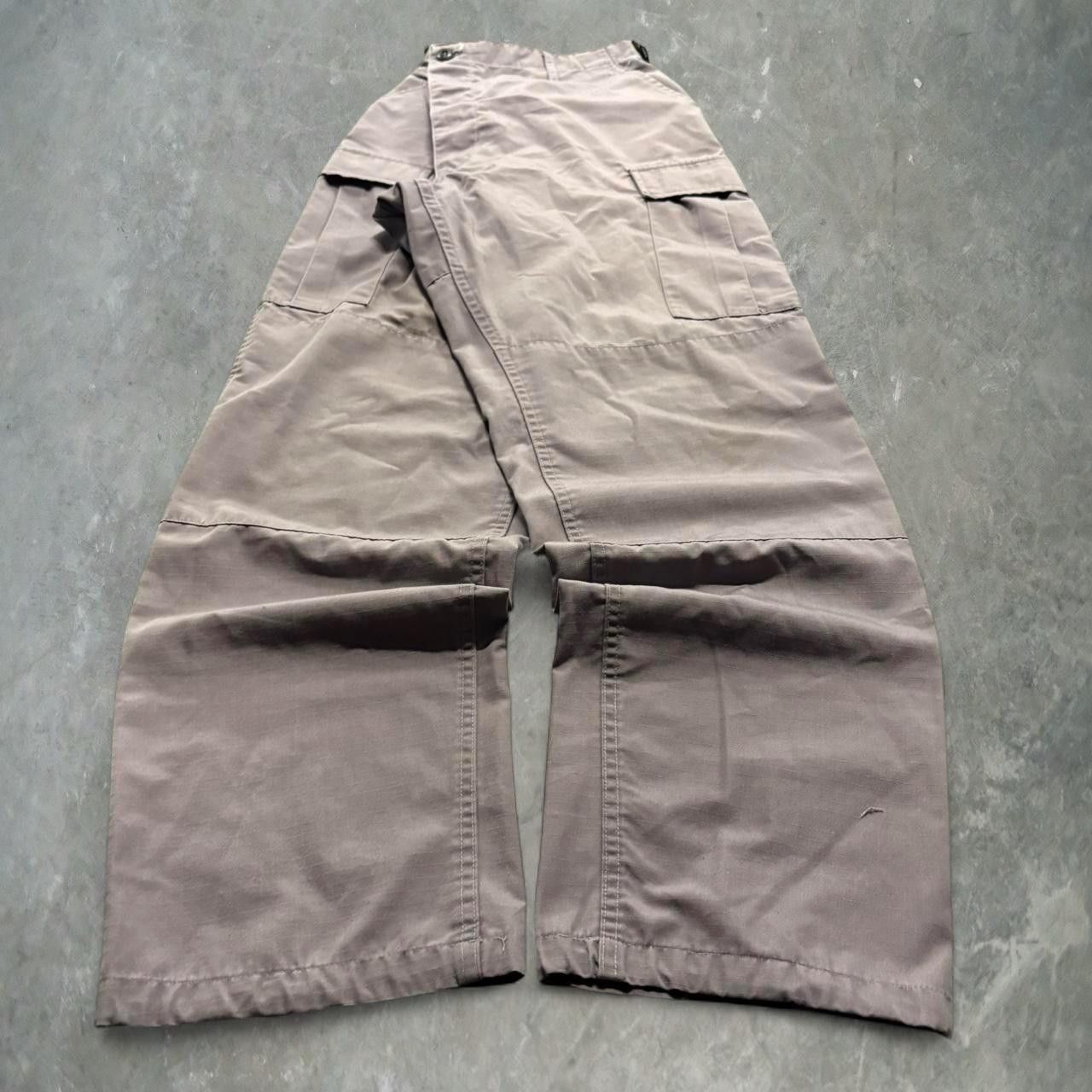 Vintage Crazy Vintage Y2K 2000s Grunge Baggy Propper Streetwear Style Grey Adjustable Waist Cargo Pants! Size US 36 / EU 52 - 3 Thumbnail