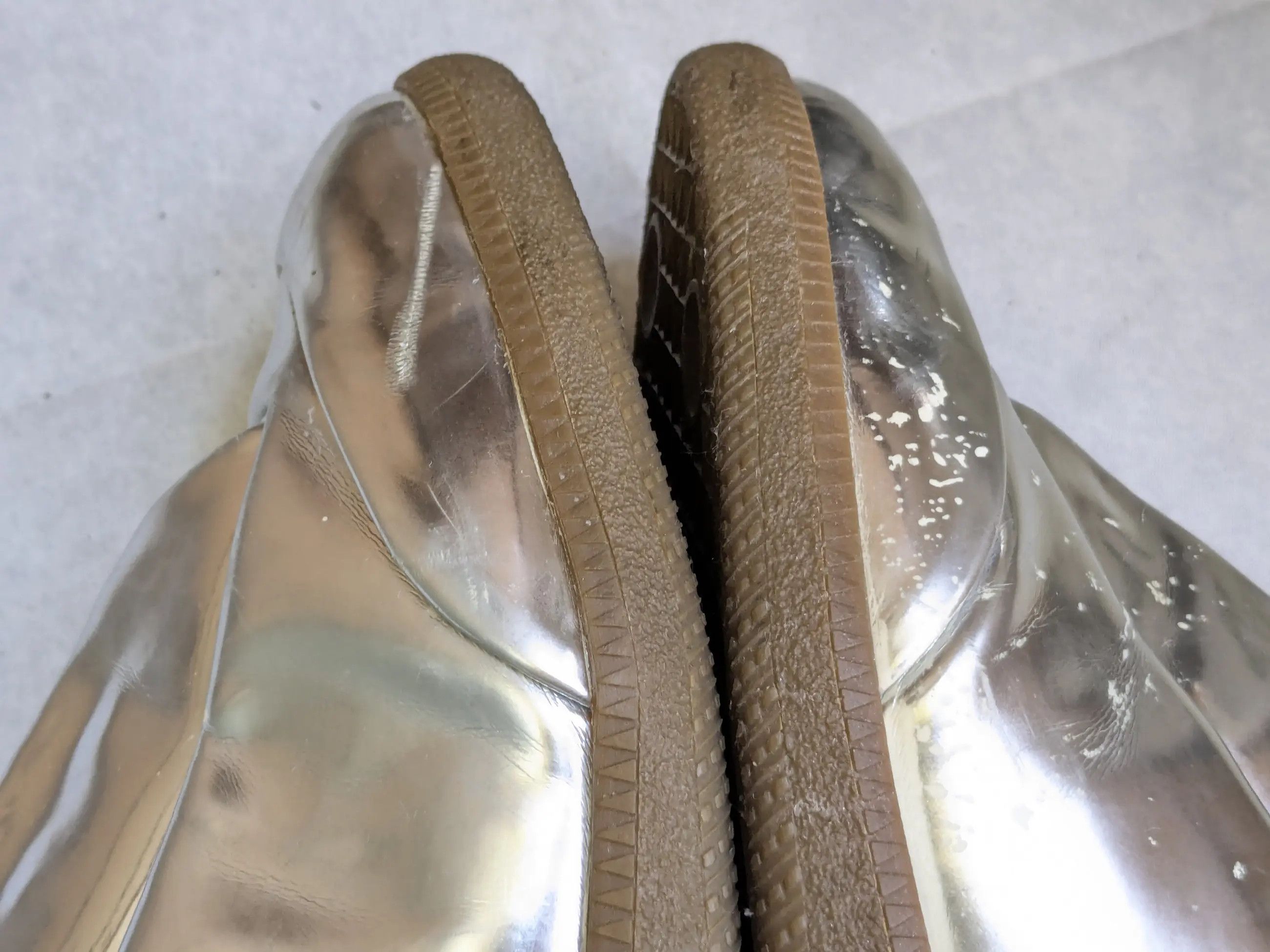 Maison Margiela Maison Margiela Future Silver High Top Sneakers 13 46 Size US 13 / EU 46 - 10 Thumbnail