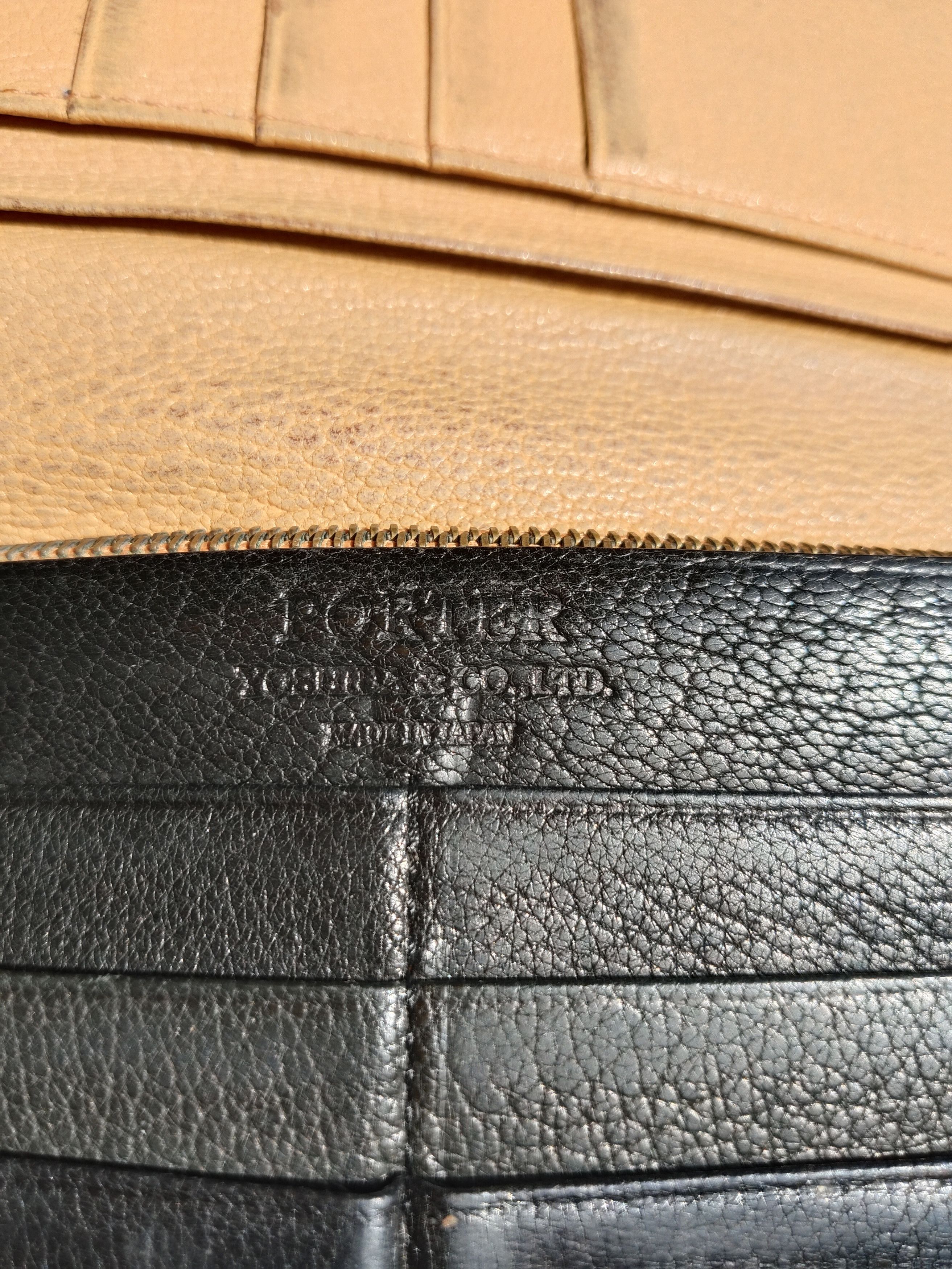 Porter PORTER Black Leather Long Wallet Size ONE SIZE - 3 Thumbnail
