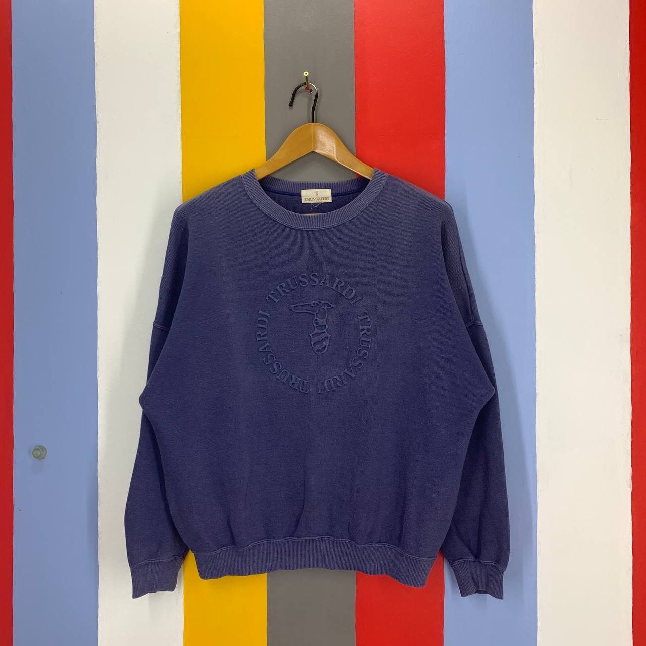 Trussardi TRUSSARDI Crew Neck Sweatshirt #2284/24 Size US L / EU 52-54 / 3 - 1 Thumbnail