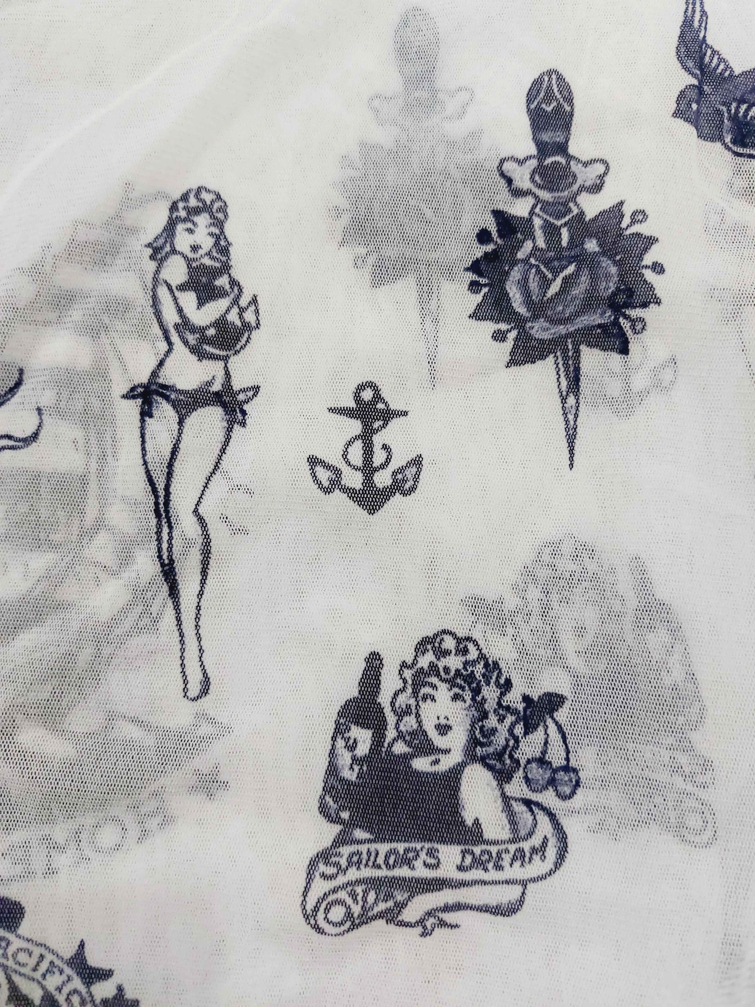Jean Paul Gaultier Jean Paul Gaultier Pin Up Girl Sailor Marine T-Shirt Top Size US M / EU 48-50 / 2 - 4 Thumbnail