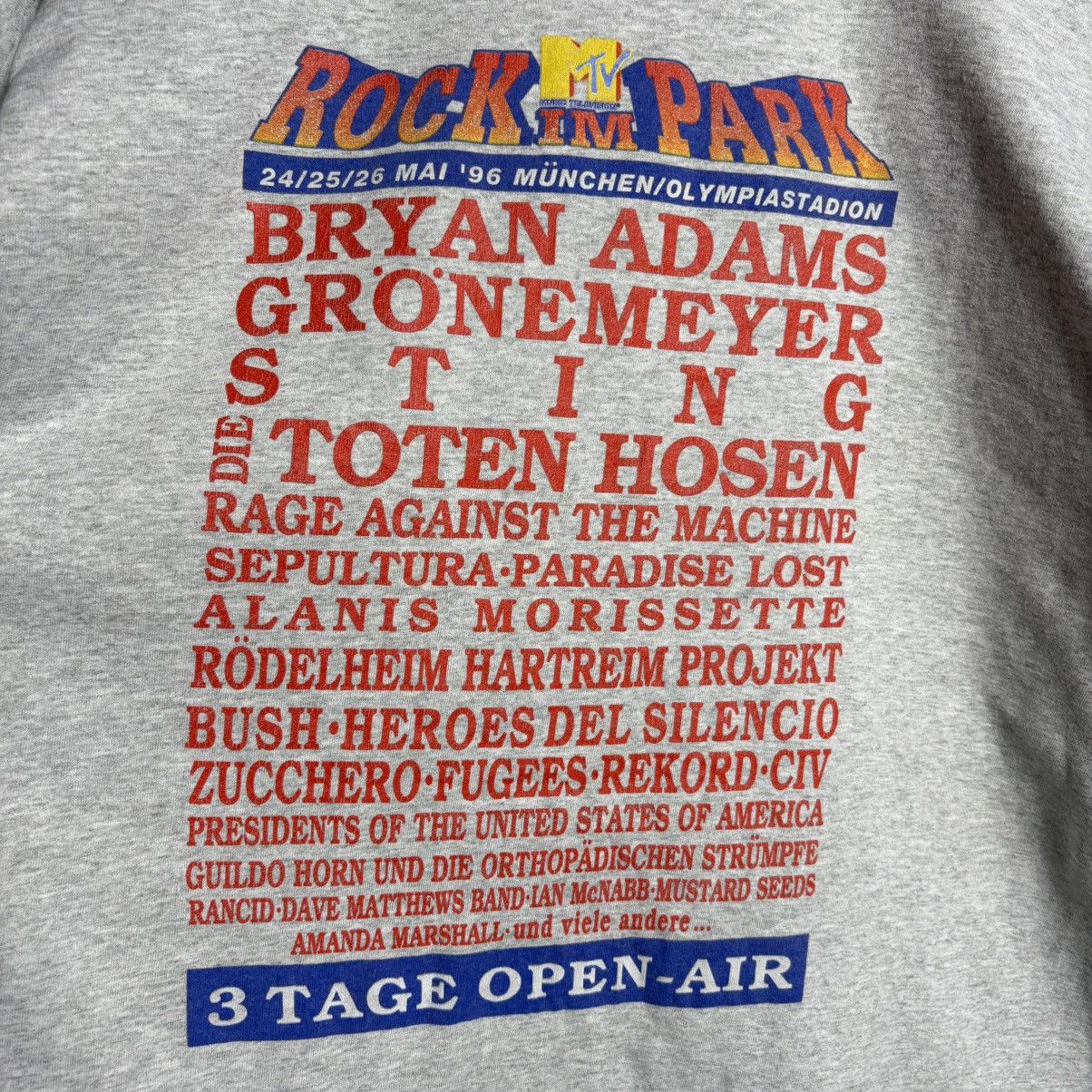 Mtv Vintage 90s Mtv Rock I’m Park Tour Music T-Shirt Size US XL / EU 56 / 4 - 4 Thumbnail