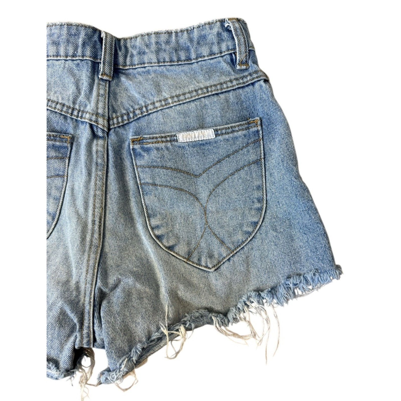 Rolla's ROLLA’S Dusters High Rise Slim Shorts G’Day Mate Aussie 5 23 Size 23" - 7 Thumbnail