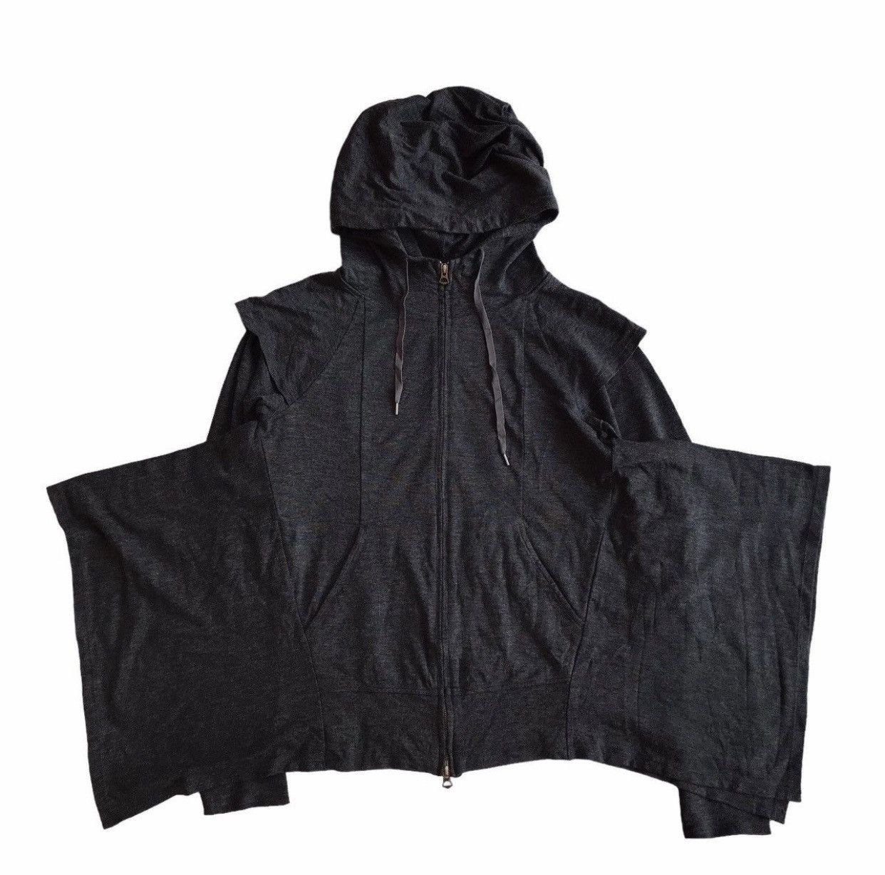 Marithe + Francois Girbaud Vintage Marithe Francois Girbaud Bat Zip Hoodie Size US M / EU 48-50 / 2 - 1 Thumbnail