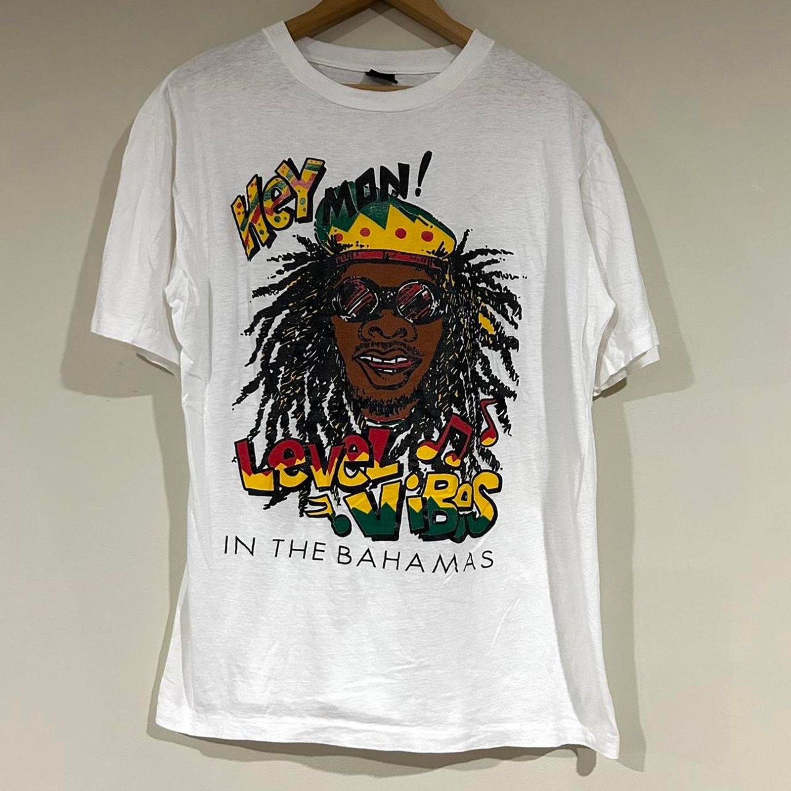 Other Vintage Hey Mon Rasta Bahamas Tee Shirt Size US L / EU 52-54 / 3 - 1 Thumbnail