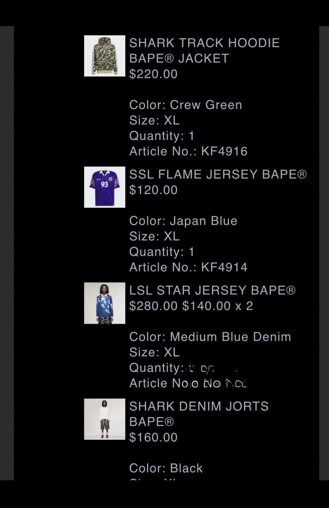 Adidas × Bape KF4916 Men’s XL adidas X BAPE® SS26 SHARK TRACK HOODIE Size US XL / EU 56 / 4 - 18 Thumbnail