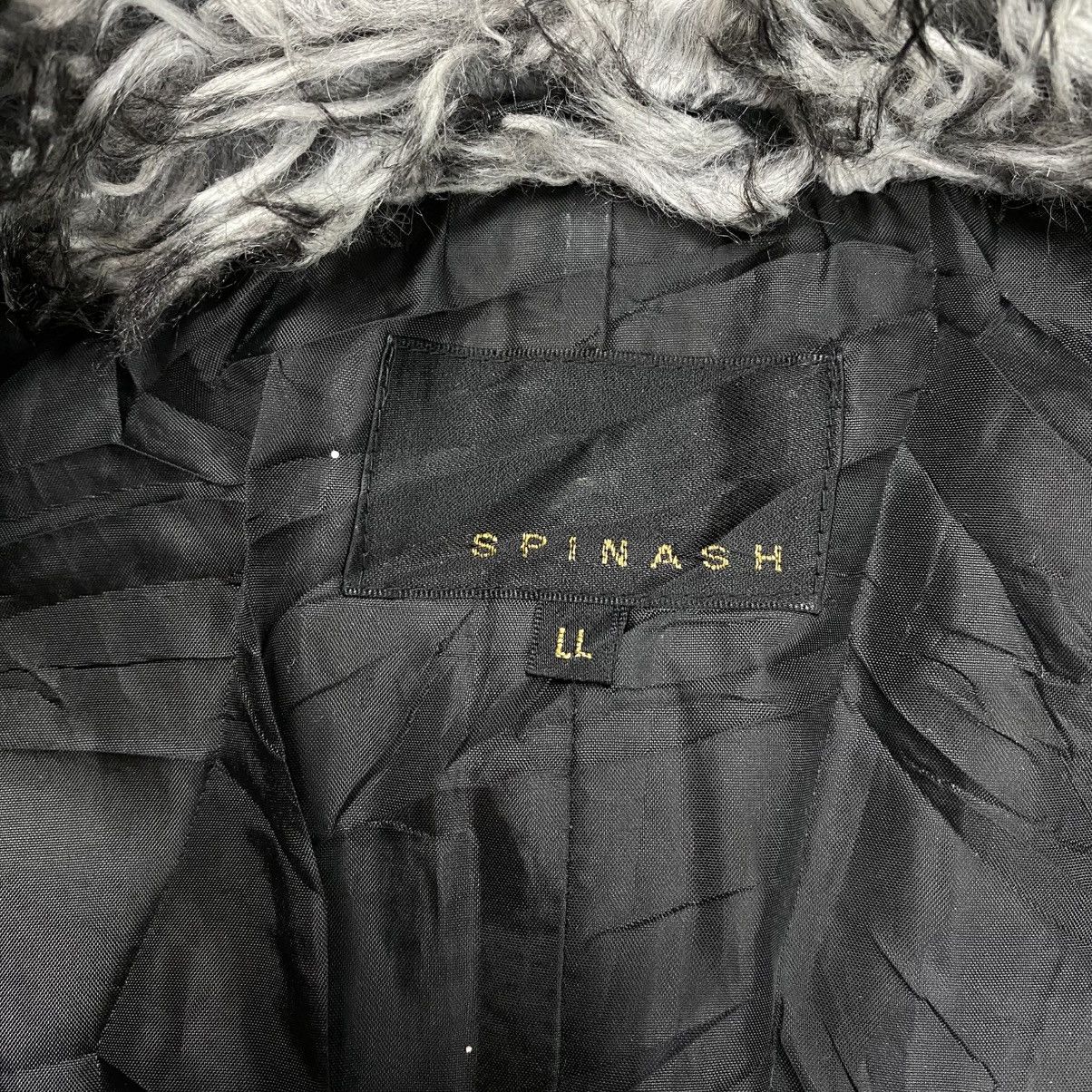 If Six Was Nine × Japanese Brand × Le Grande Bleu (L.G.B.) Spinash Fur Padded Bikers Jacket Size US L / EU 52-54 / 3 - 10 Thumbnail