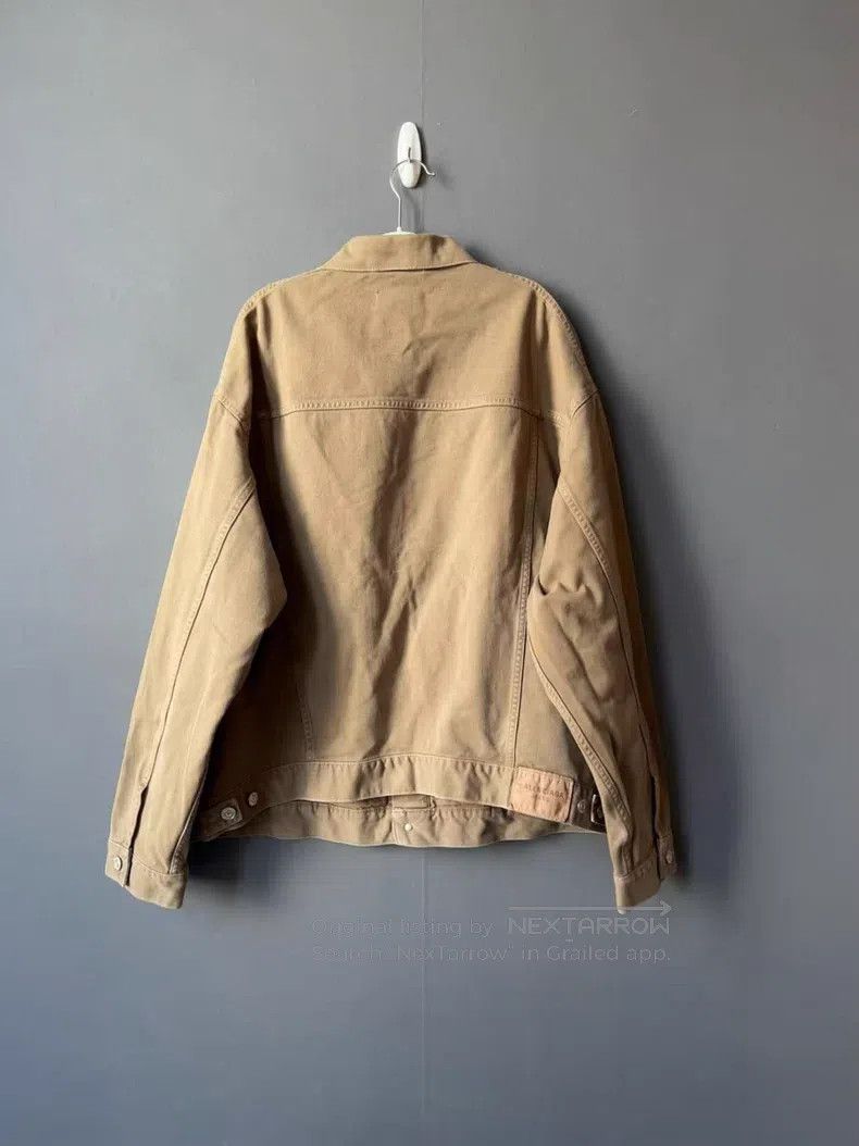 Balenciaga Balenciaga Brown Denim Jacket Size US M / EU 48-50 / 2 - 2 Thumbnail