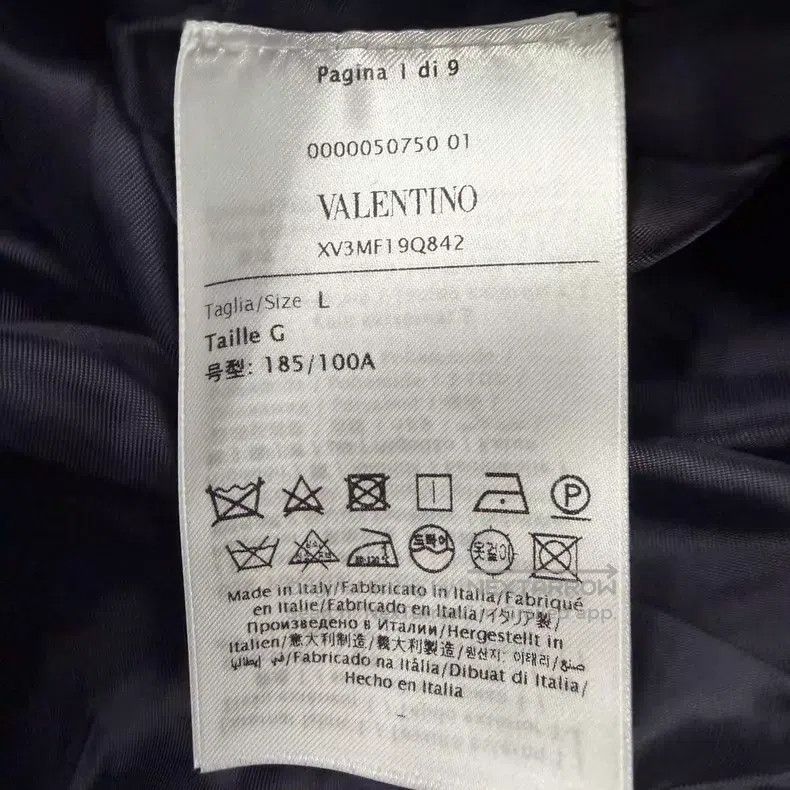 Valentino Valentino Dark pattern full of logo jacket and jacket Size US L / EU 52-54 / 3 - 5 Thumbnail