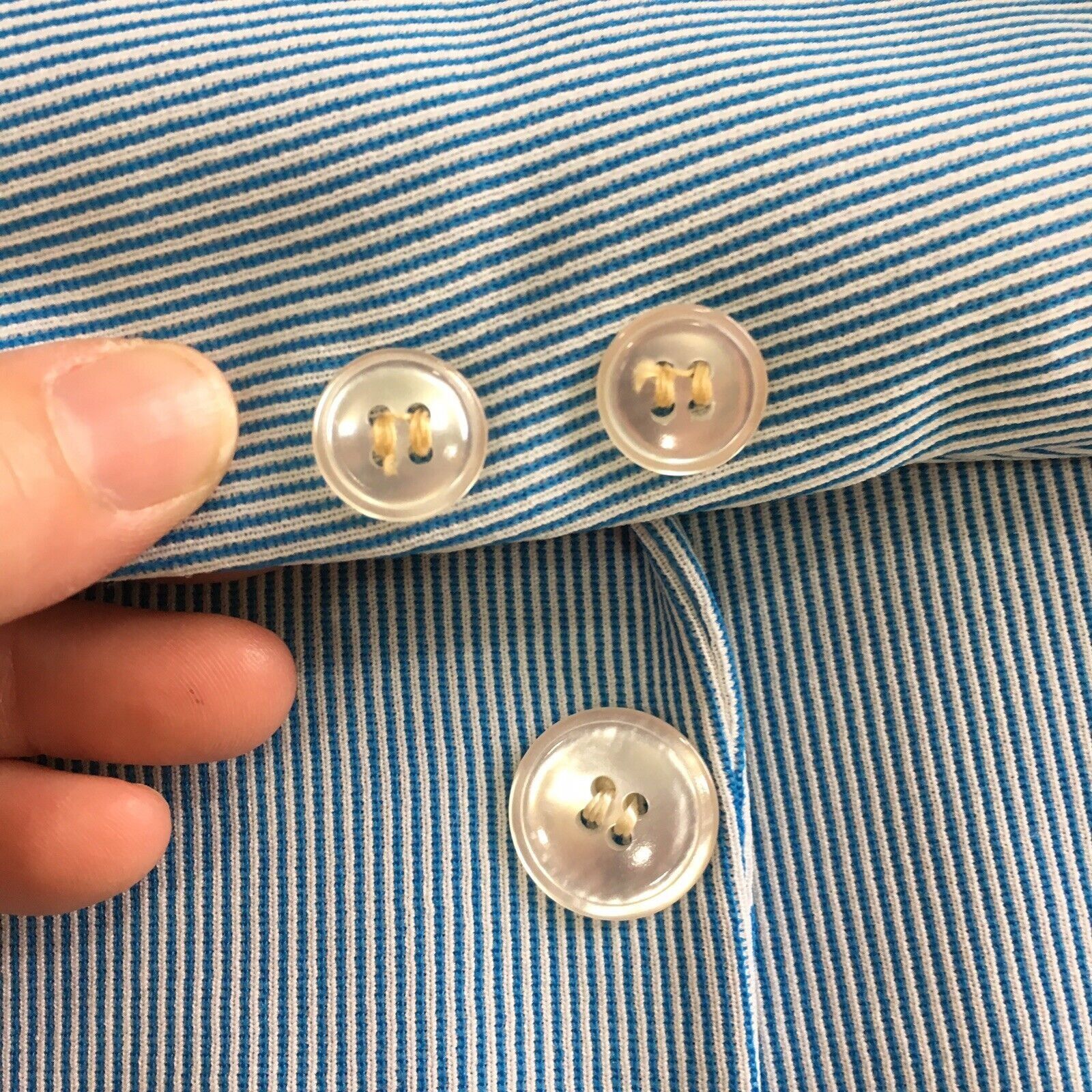 Other Vtg Craigs MOD Blue White STRIPE Boating Yacht Sport Coat Size 40R - 5 Thumbnail
